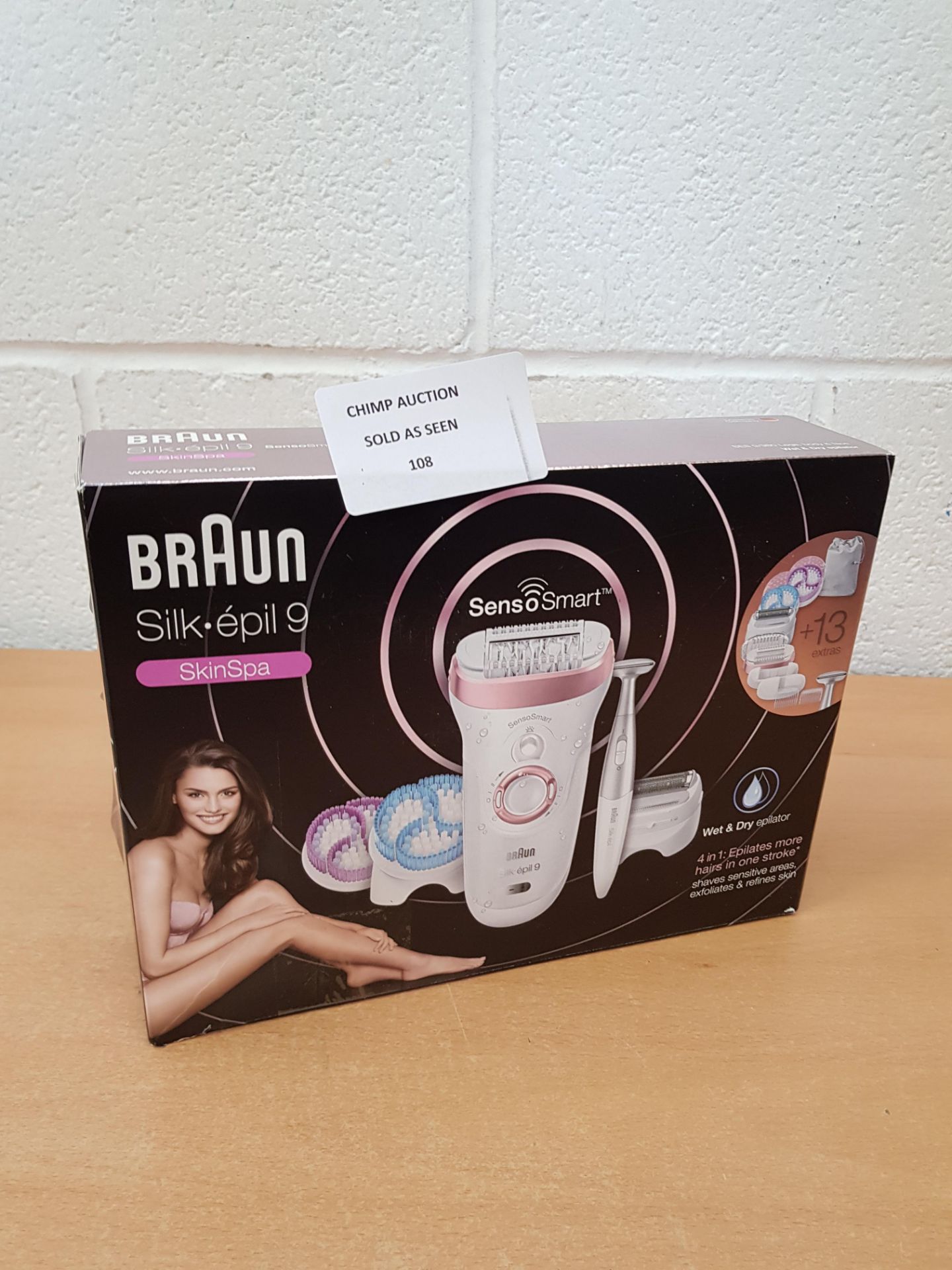 Braun Silk-épil 9 SES 9/980 SkinSpa SensoSmart Epilator Bundle RRP £229.99.