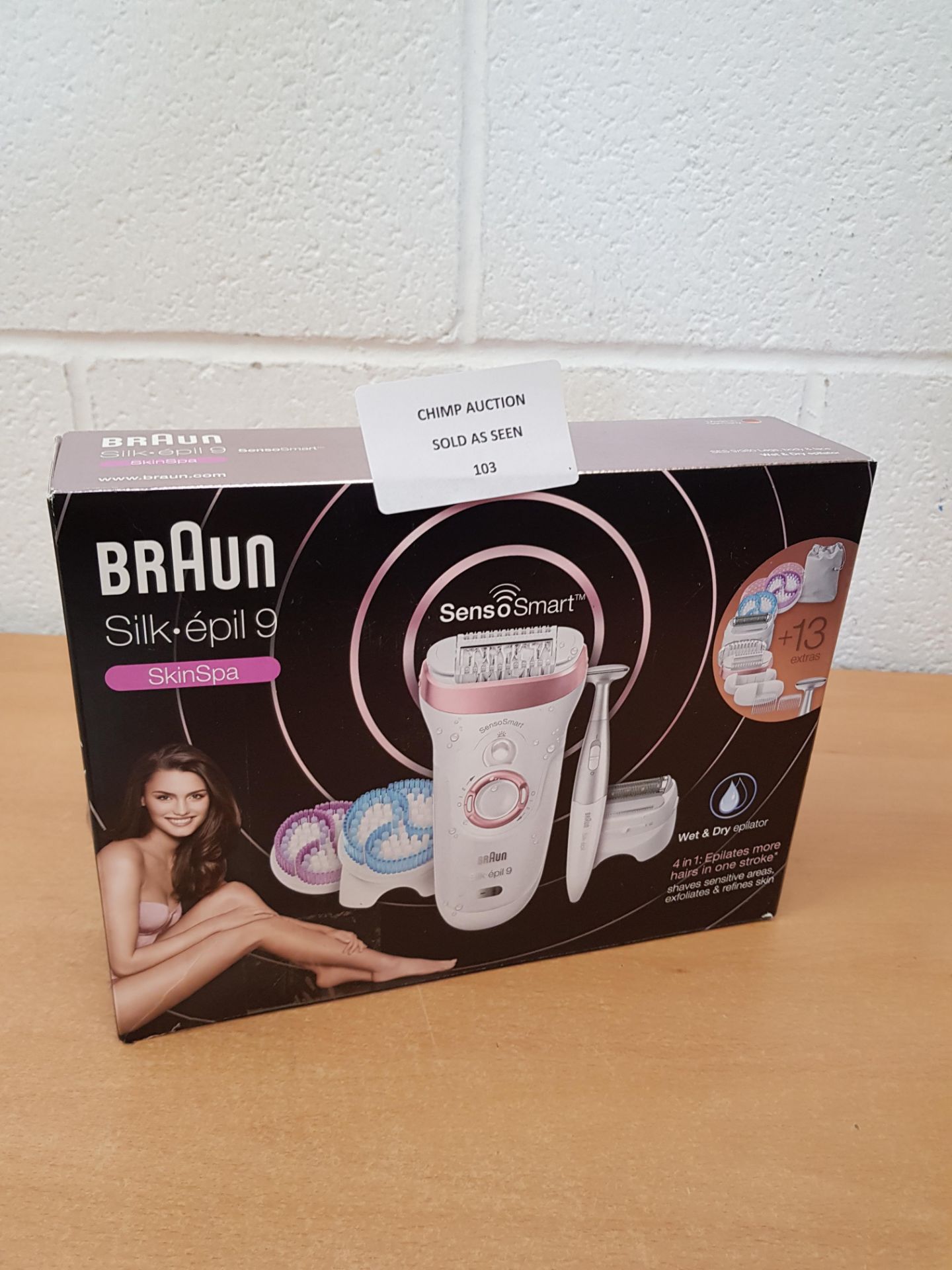 Braun Silk-épil 9 SES 9/980 SkinSpa SensoSmart Epilator Bundle RRP £229.99.