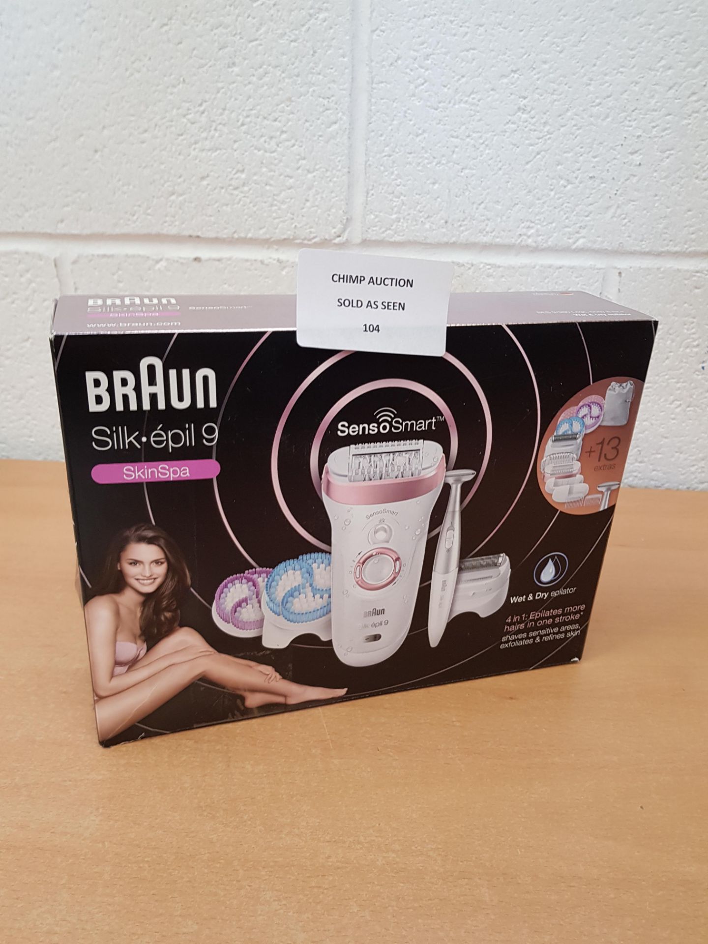 Braun Silk-épil 9 SES 9/980 SkinSpa SensoSmart Epilator Bundle RRP £229.99.