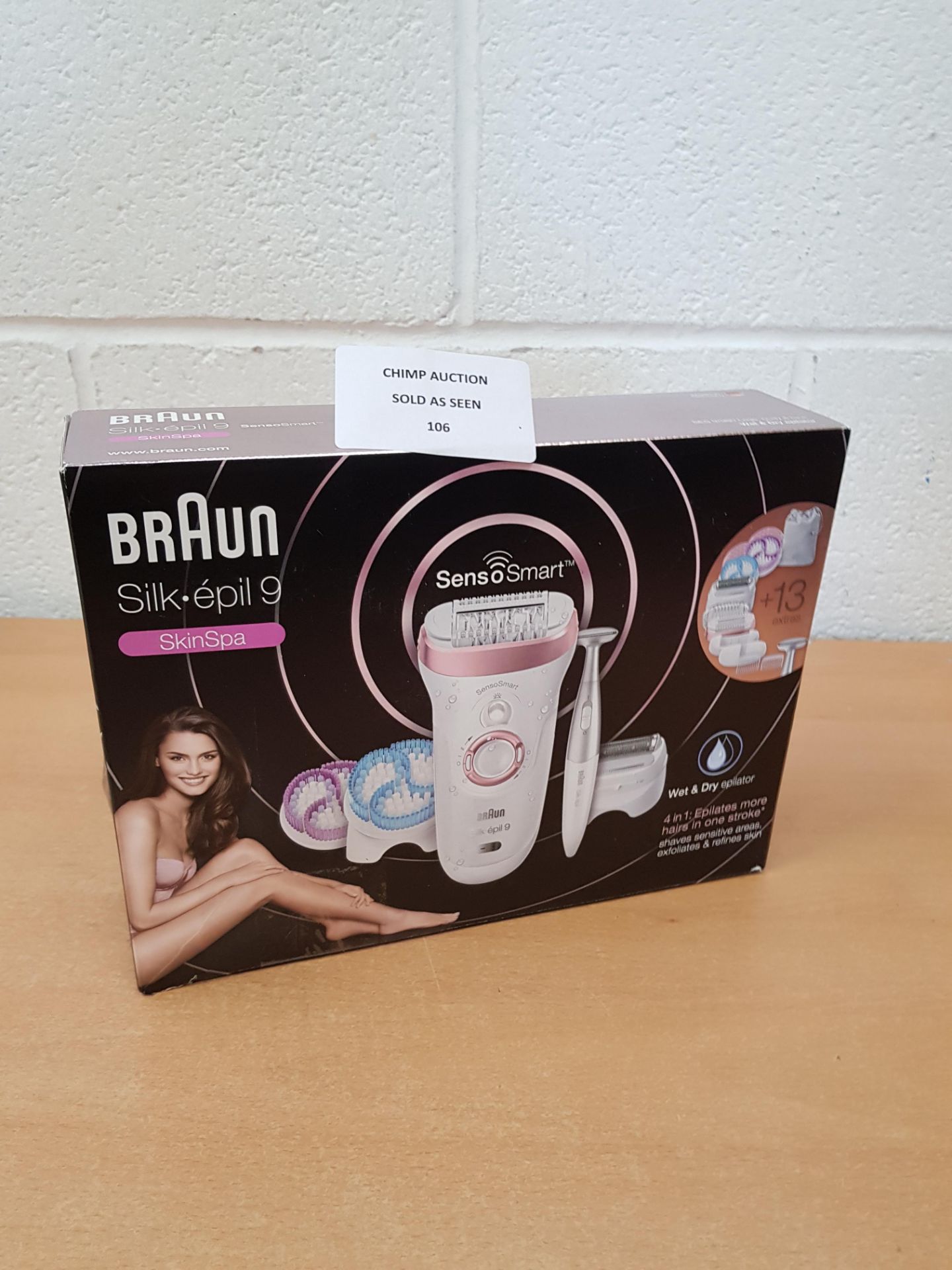 Braun Silk-épil 9 SES 9/980 SkinSpa SensoSmart Epilator Bundle RRP £229.99.