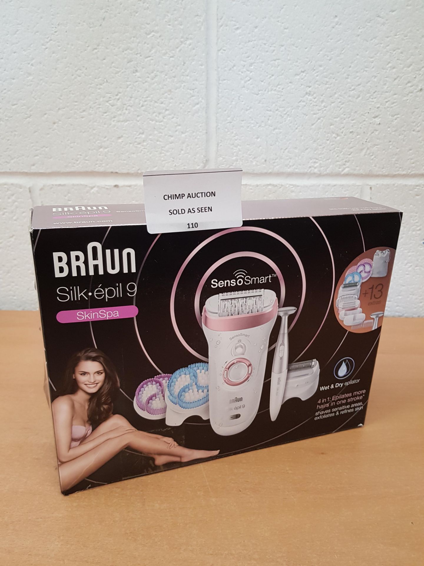 Braun Silk-épil 9 SES 9/980 SkinSpa SensoSmart Epilator Bundle RRP £229.99.