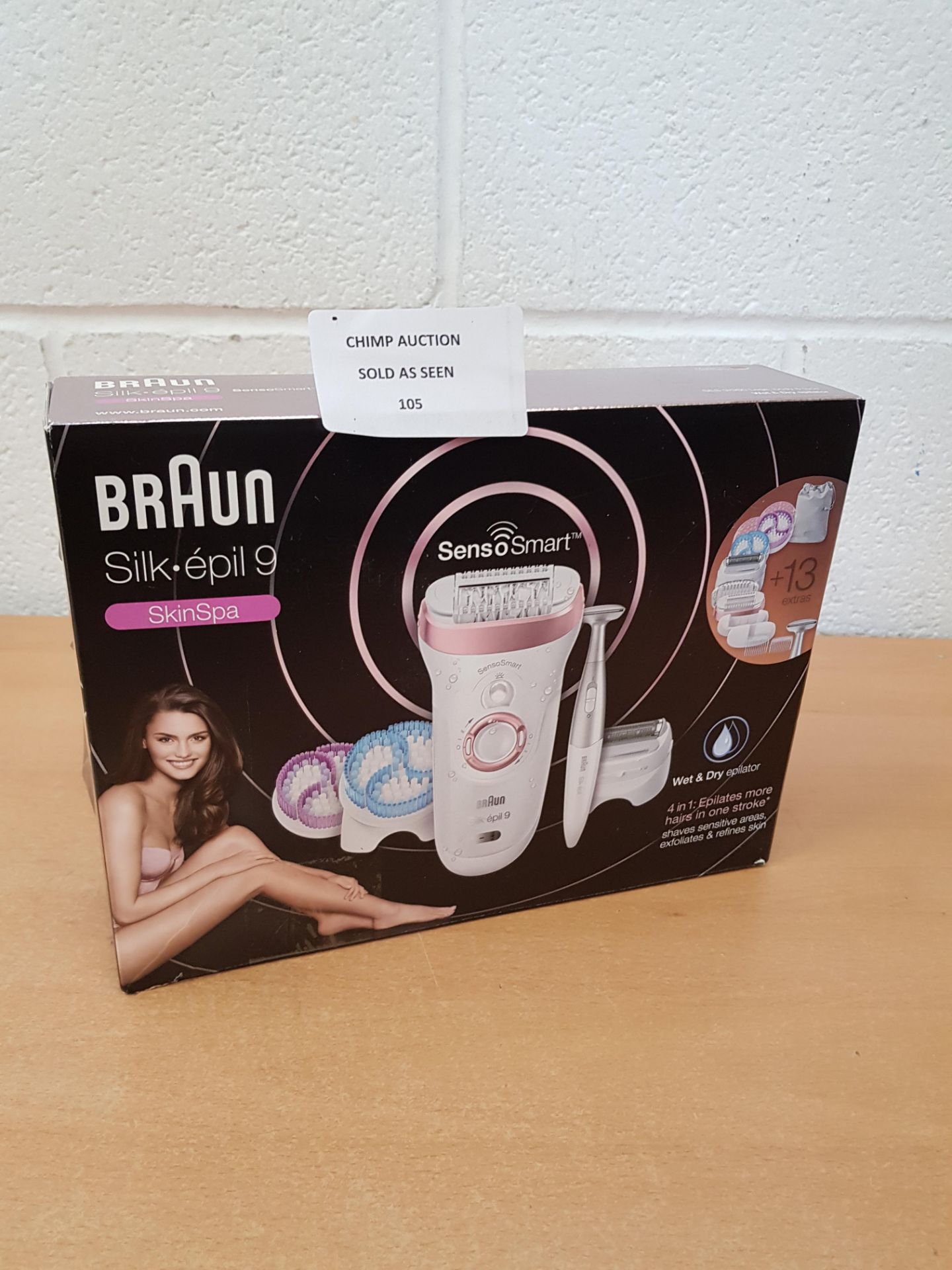 Braun Silk-épil 9 SES 9/980 SkinSpa SensoSmart Epilator Bundle RRP £229.99.