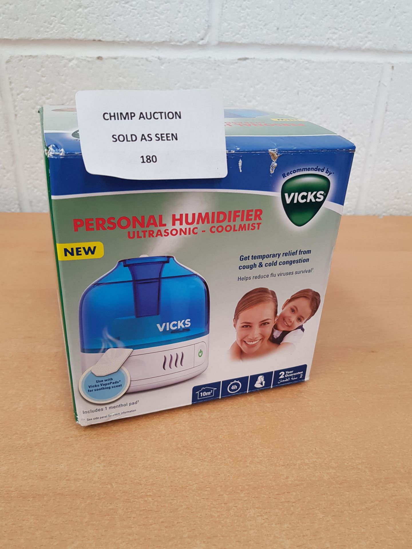 Vicks Personal Ulytrasonic Humidifier