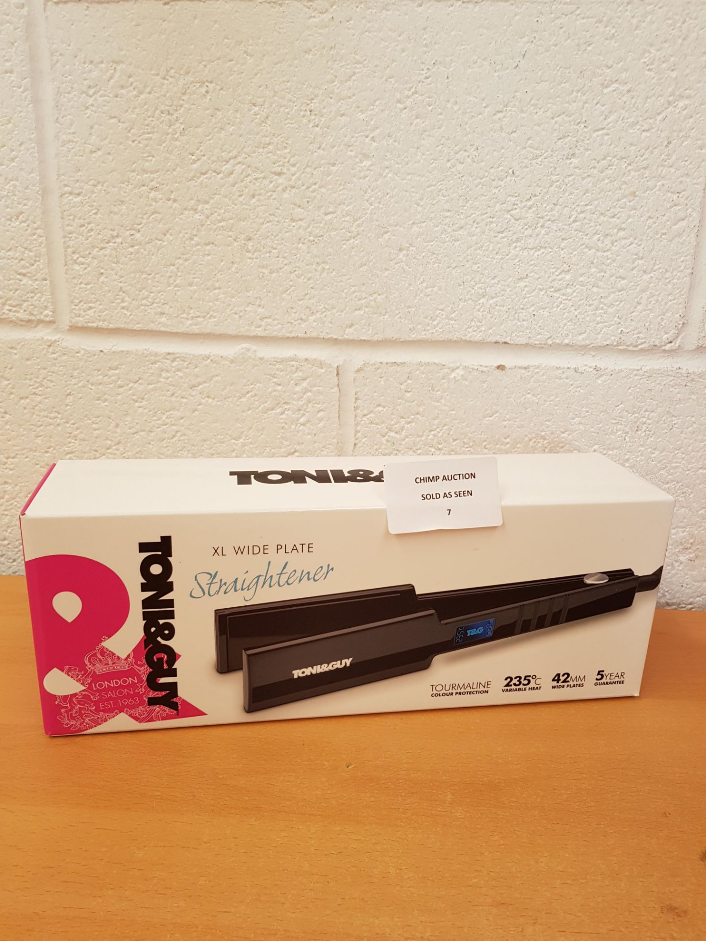 Toni & Guy TGST2998 Salon Pro Hair Straightener - XL RRP £79.99.