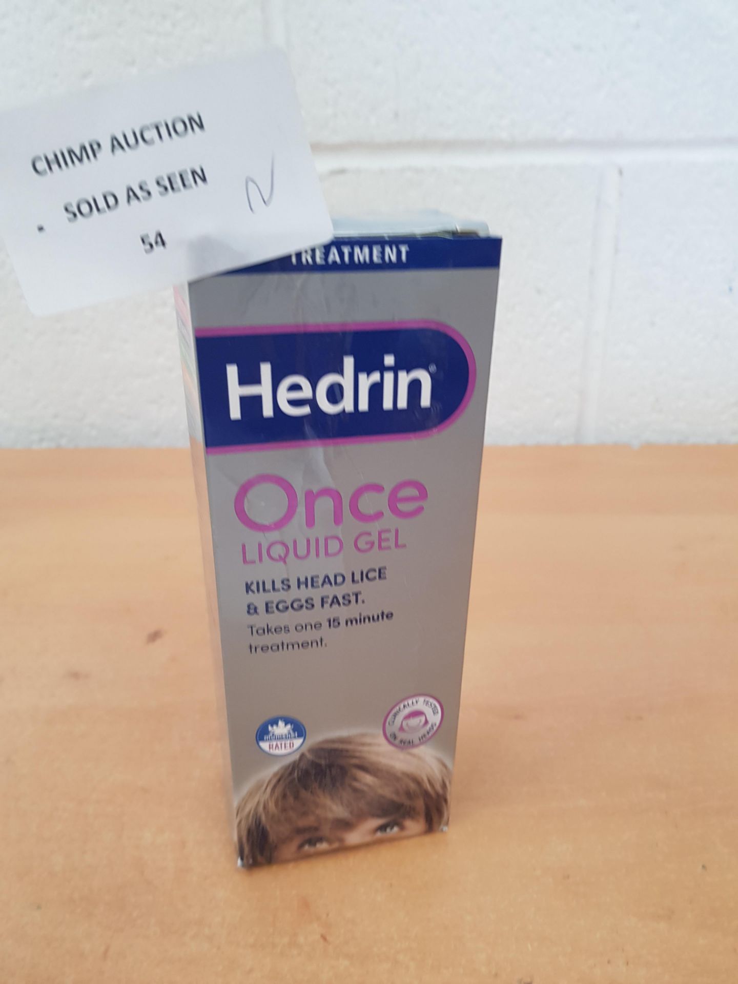 Brand new Hedrin Once Liquid Gel, 250 ml Treatment RRP £29.99