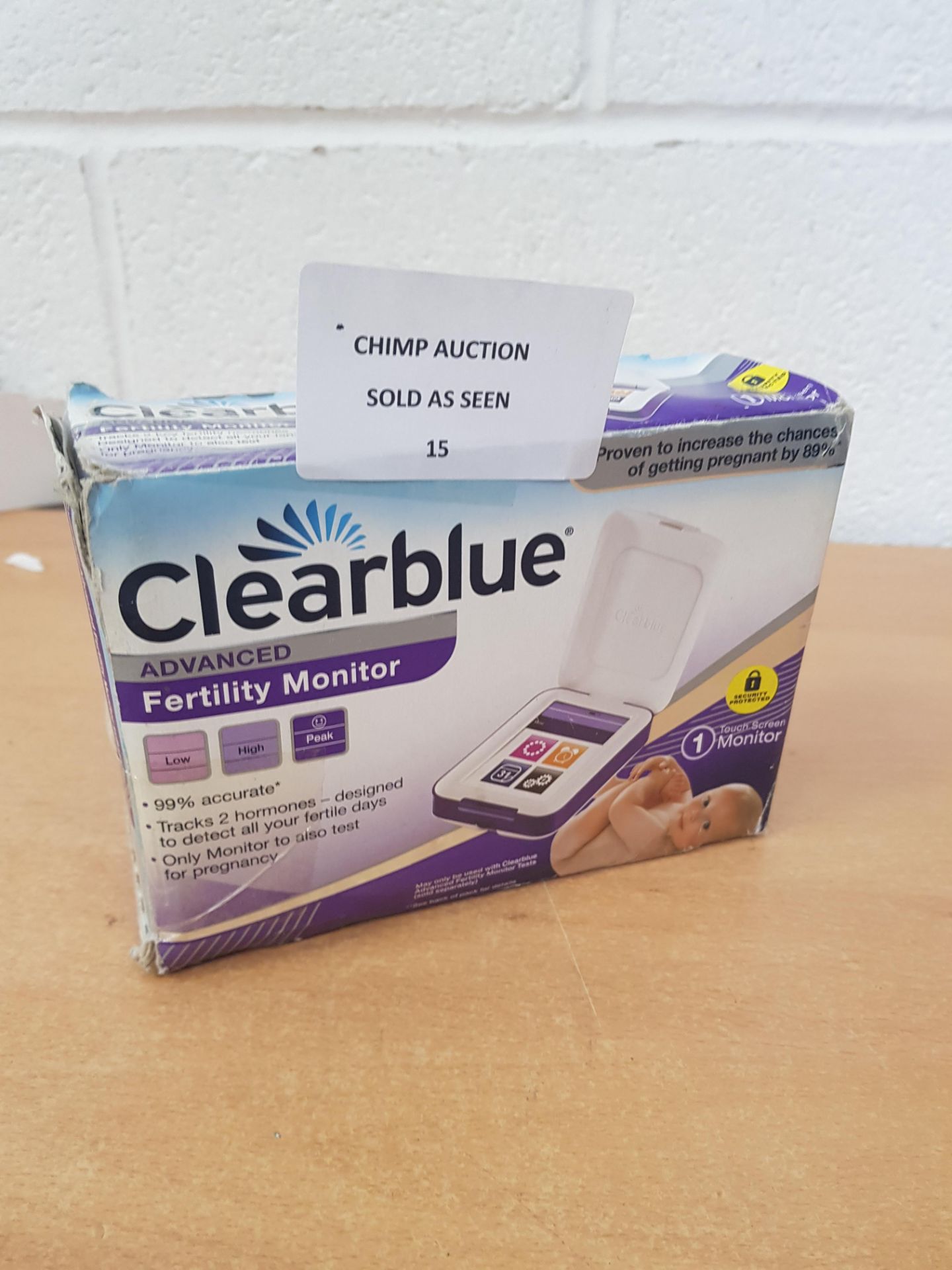 Clearblue Advanced Fertility Monitor 1 Touch Screen Monitor RRP £129.99