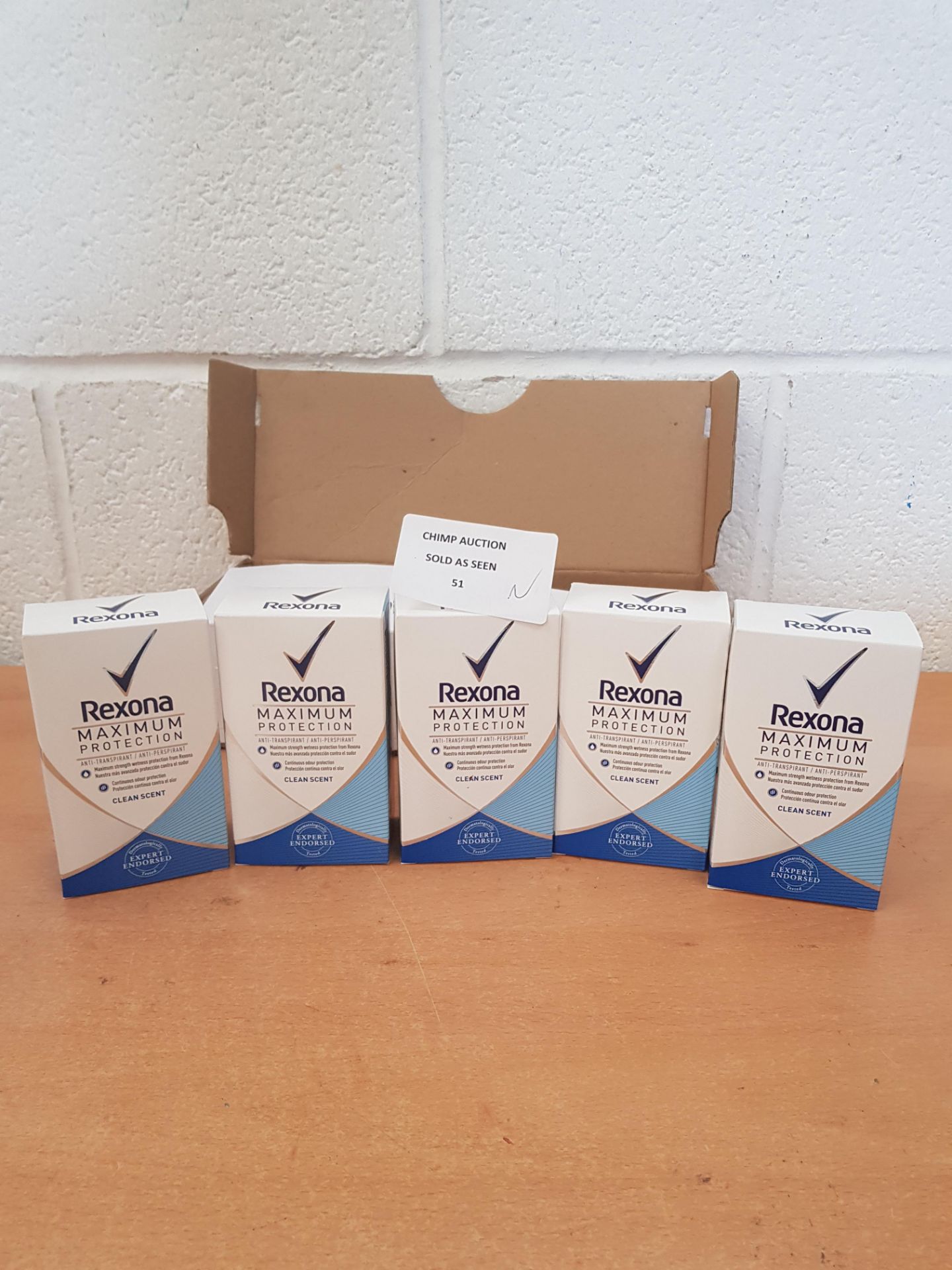 5x NEW Rexona Maximum Protection Sensitive Deodorant Cream RRP £50