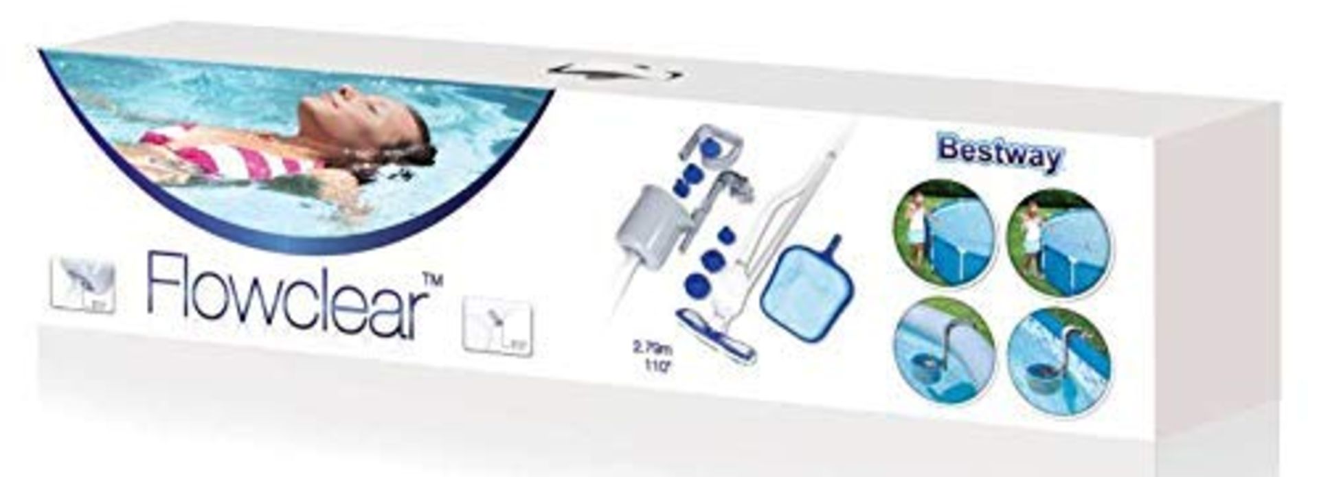 BEST WAY Pool Cleaning Kit Deluxe Cm 279 RRP £129.99/ Flat Packed