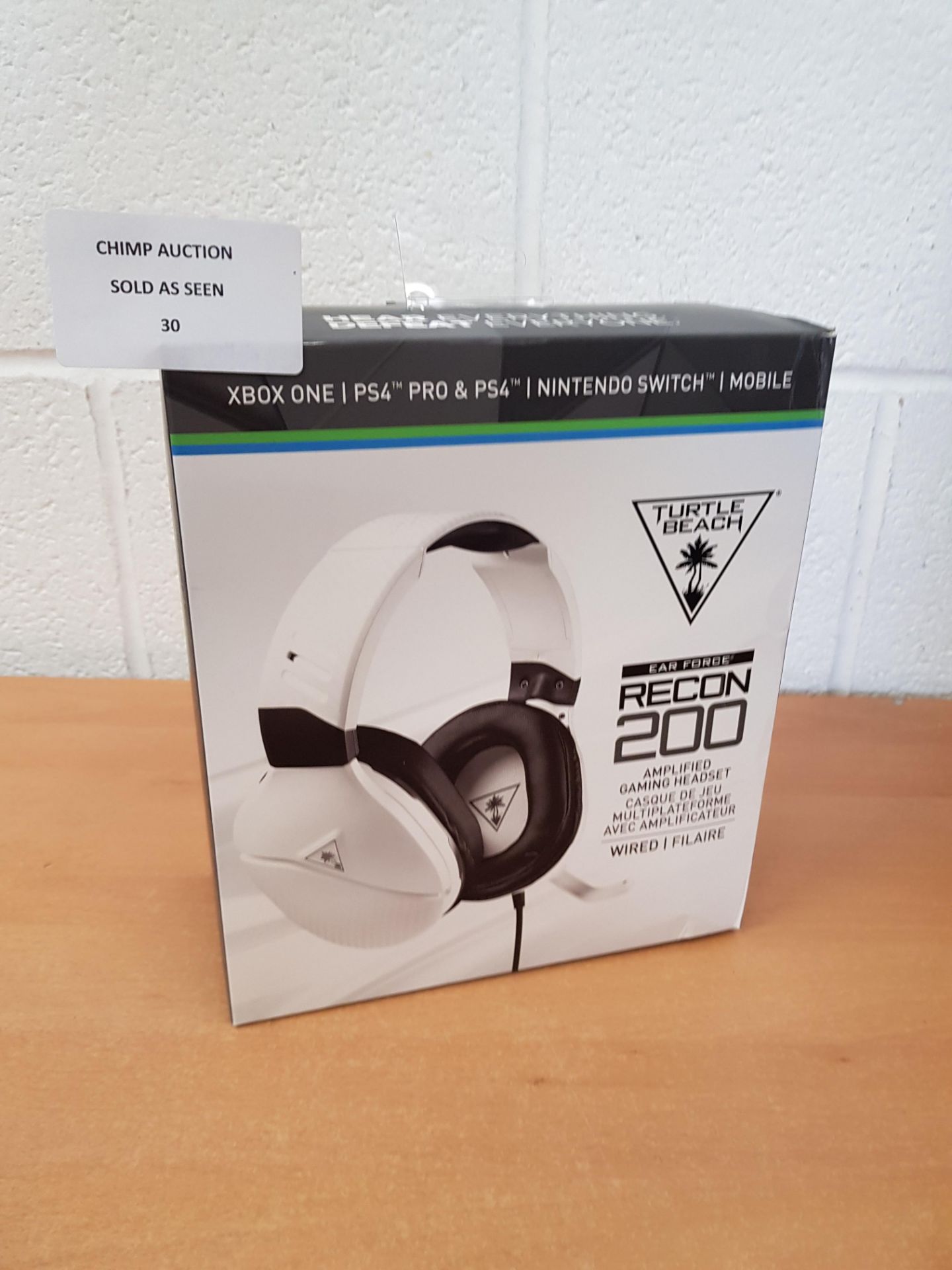 Turtle Beach Recon 200 Amplified Gaming Multi format Headset RRP £79.99.