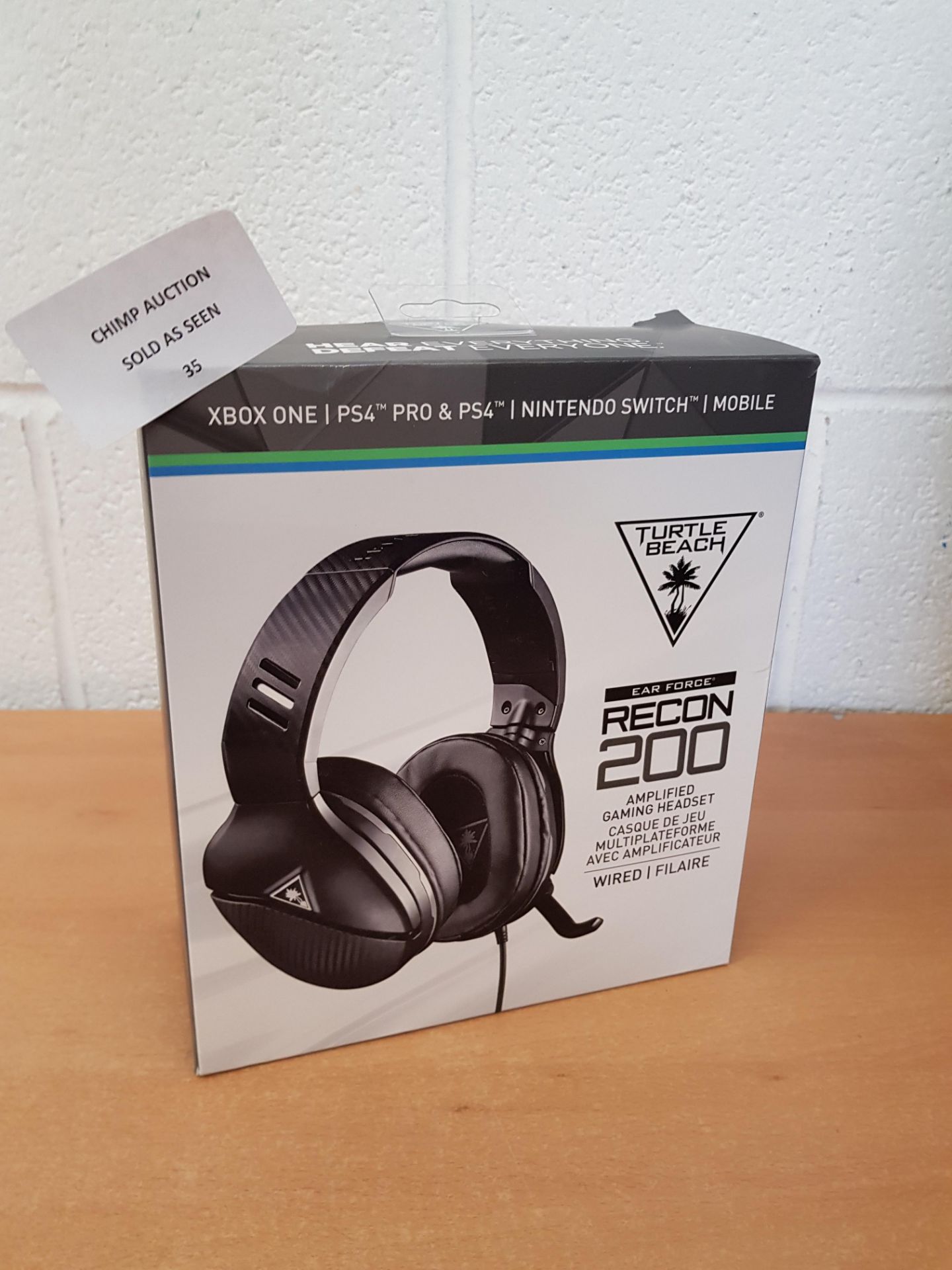 Turtle Beach Recon 200 Amplified Gaming Multi format Headset RRP £79.99.