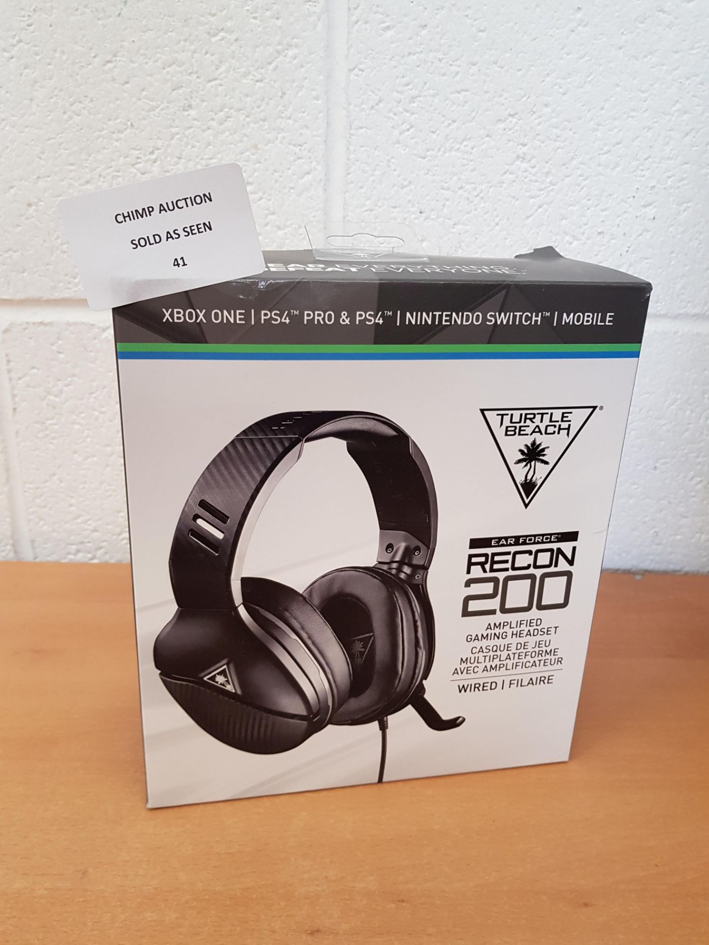 Turtle Beach Recon 200 Amplified Gaming Multi format Headset RRP £79.99.