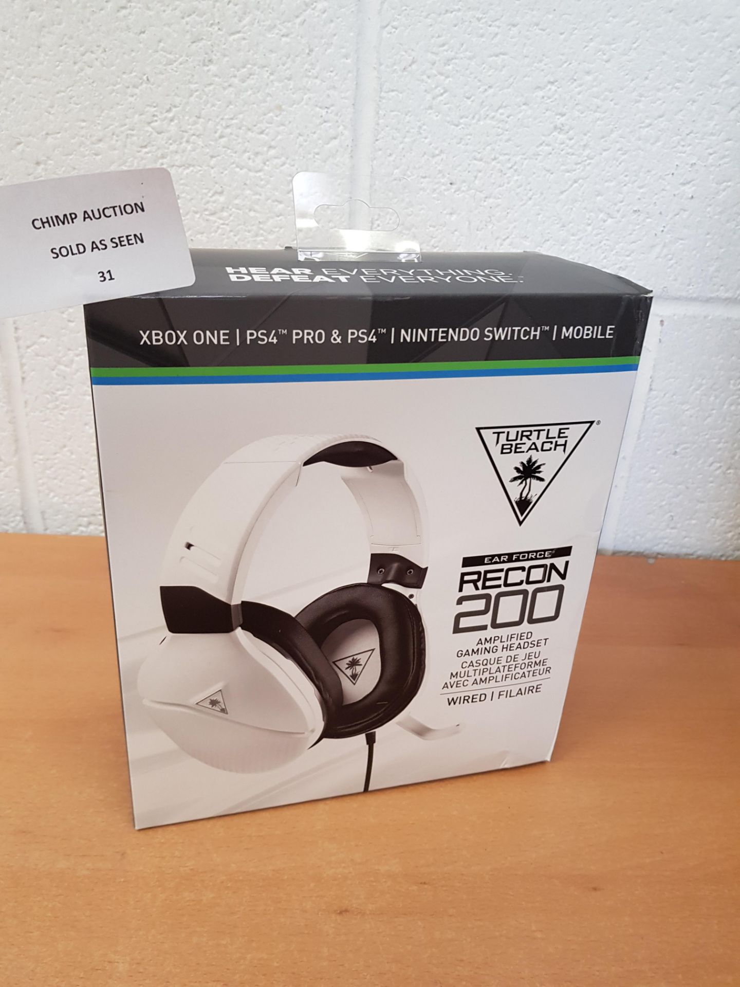 Turtle Beach Recon 200 Amplified Gaming Multi format Headset RRP £79.99.