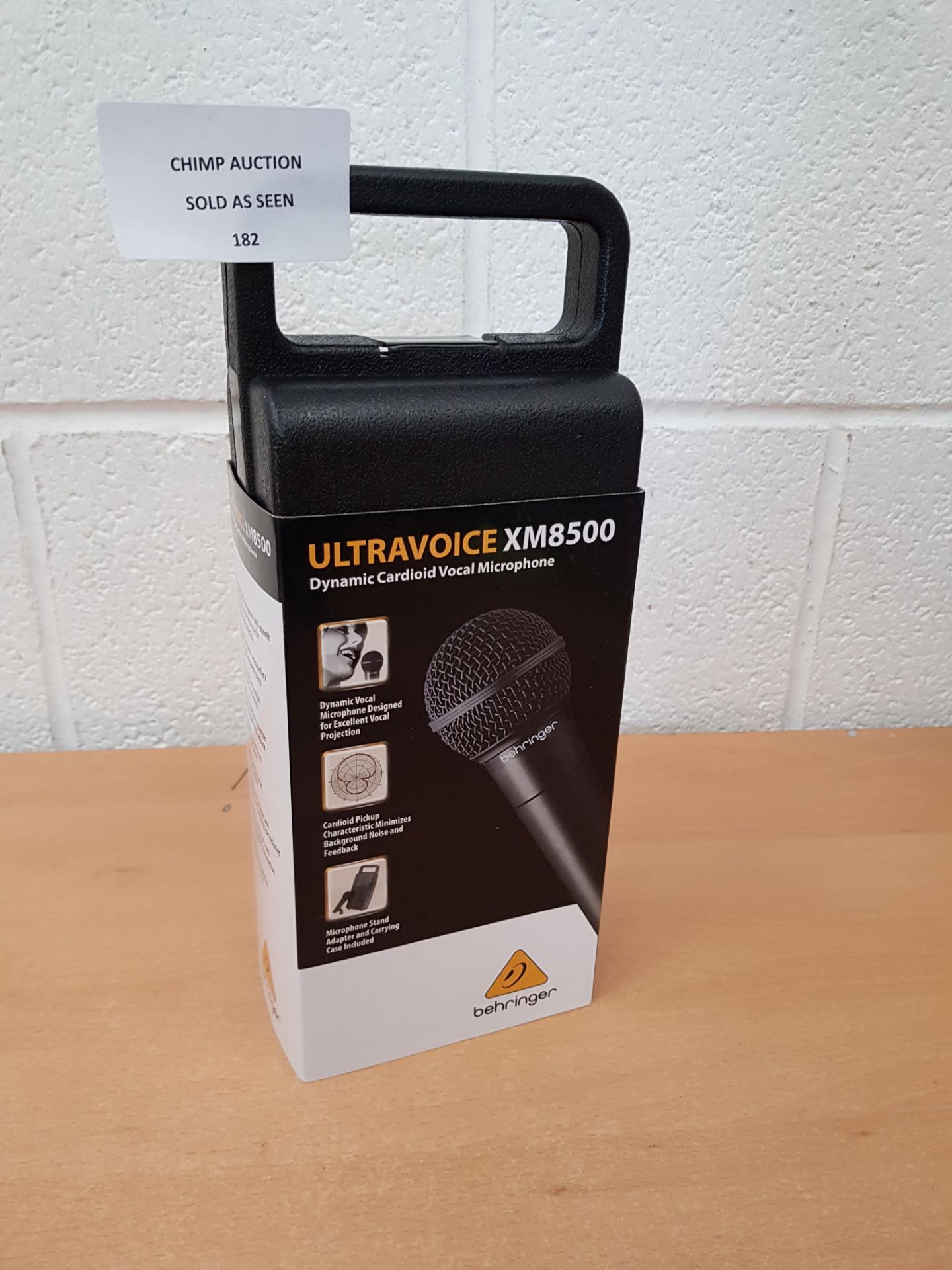 Behringer XM8500 Ultravoice Dynamic Cardioid Vocal Microphone