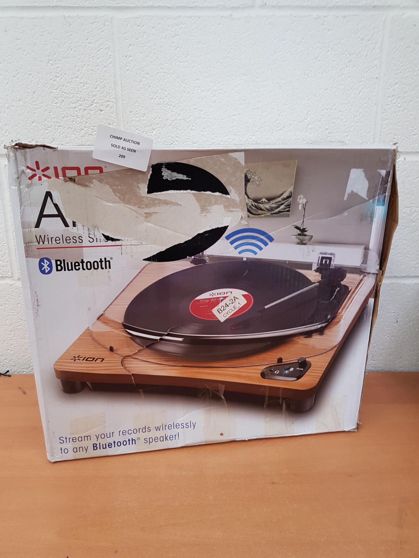 ION Audio Air LP | Bluetooth Enabled Three-Speed Vinyl Turntable