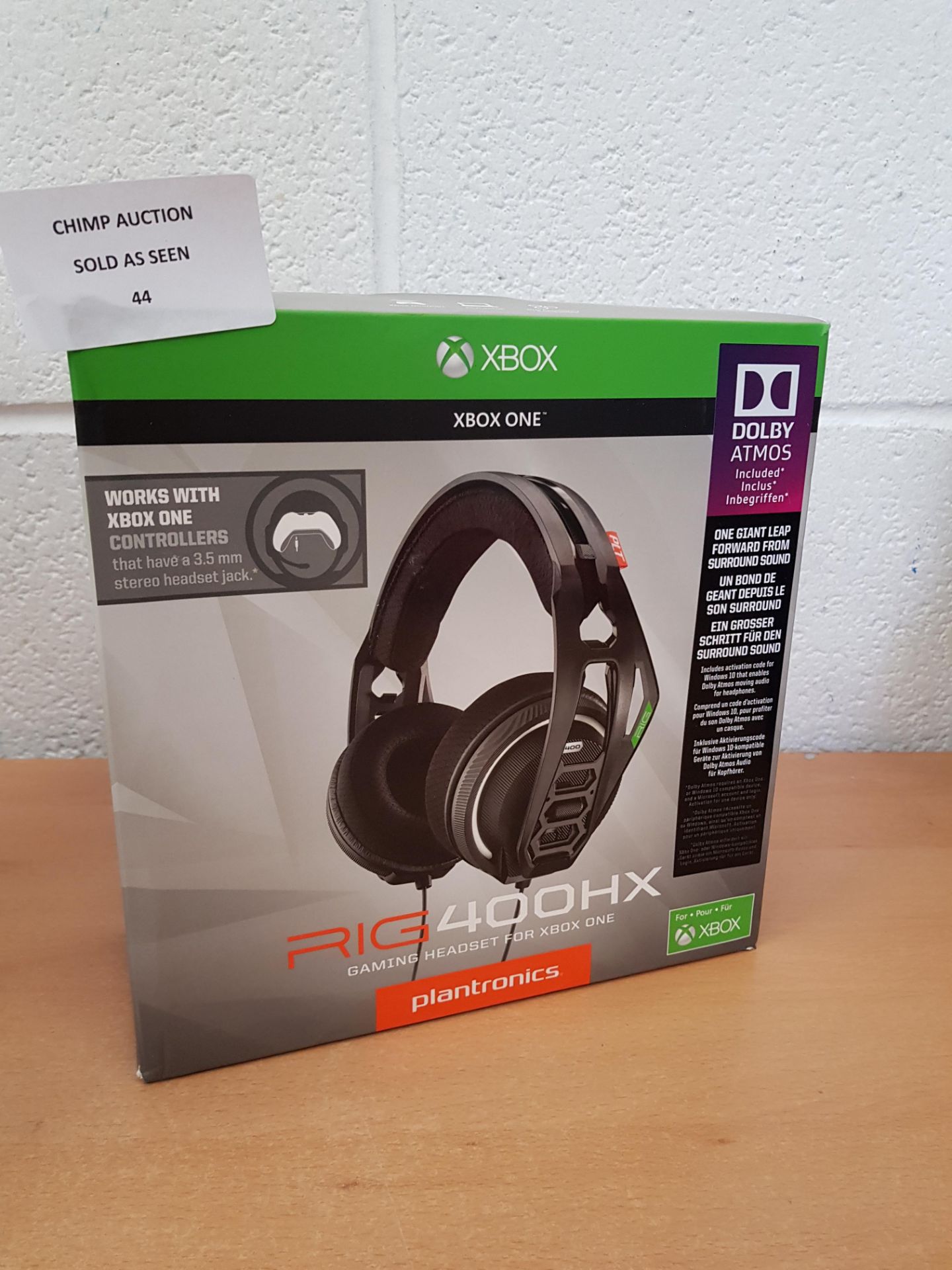 Plantronics RIG 400HX Dolby Atmos Gaming Headset (Xbox One) RRP £69.99