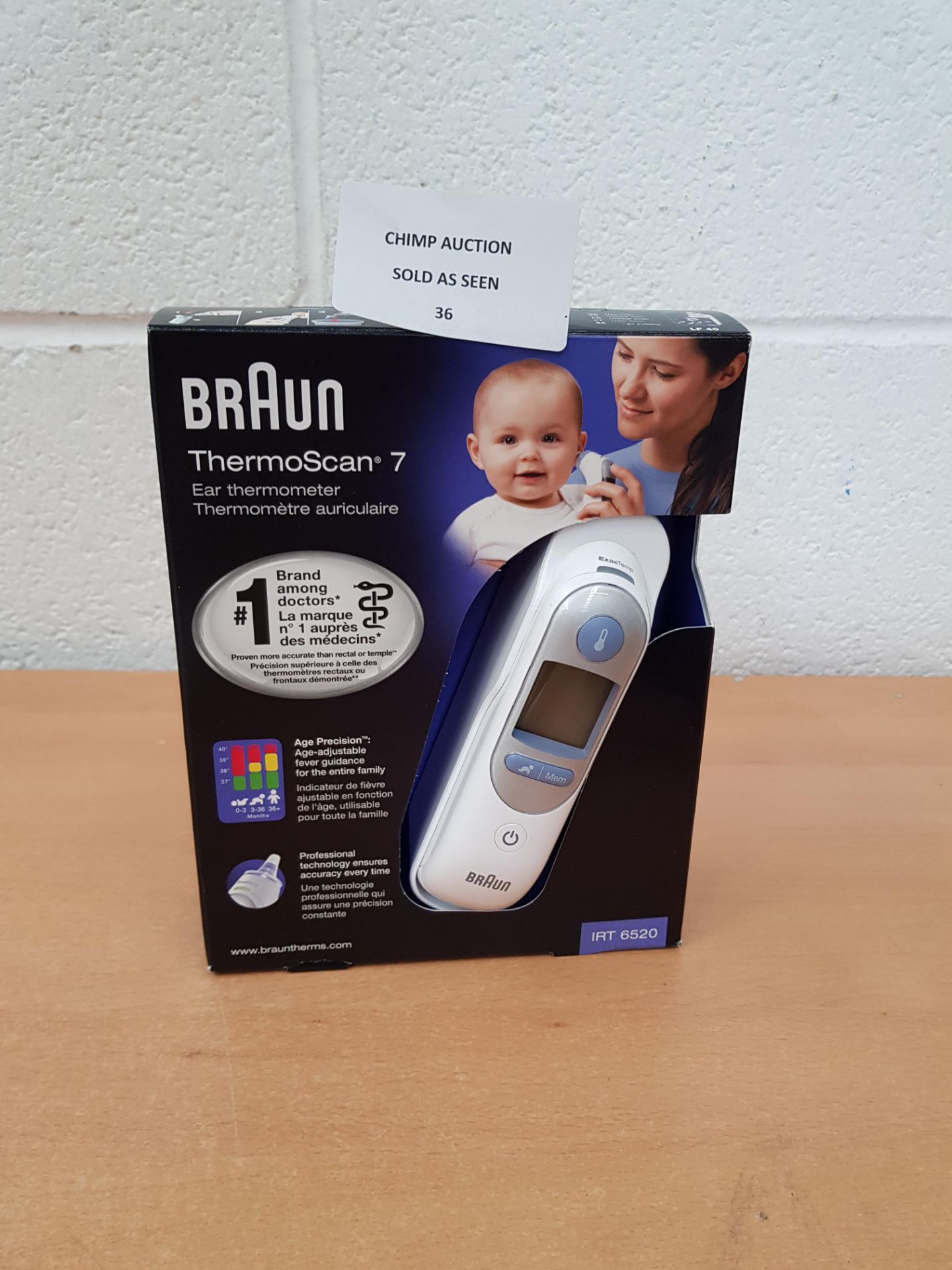 Braun Thermoscan 7 IRT 6520 Thermometers RRP £54.99