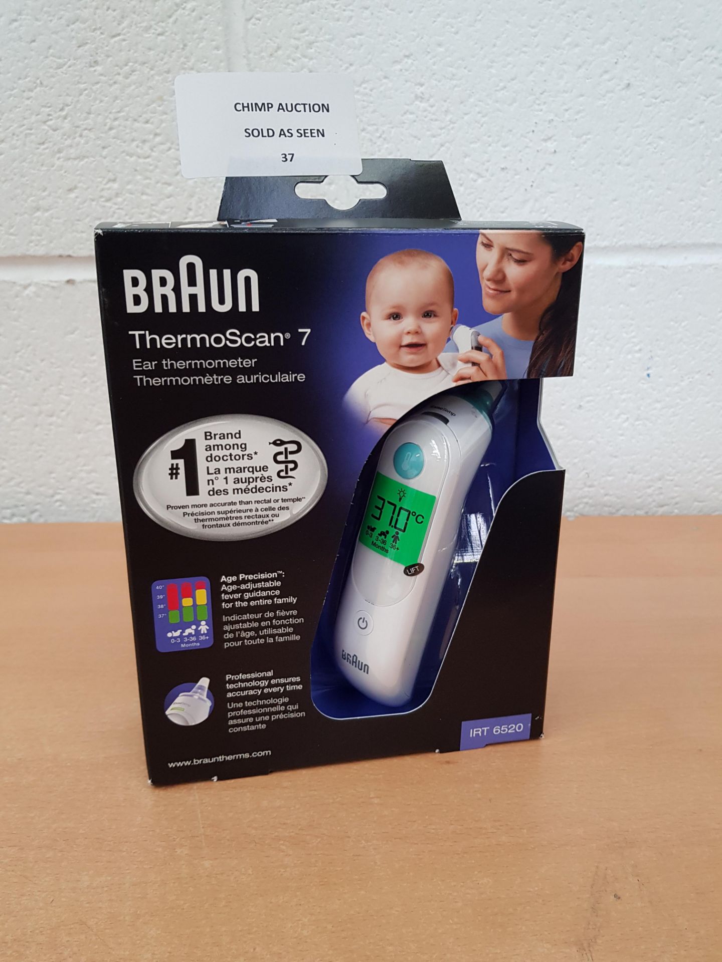 Braun Thermoscan 7 IRT 6520 Thermometers RRP £54.99