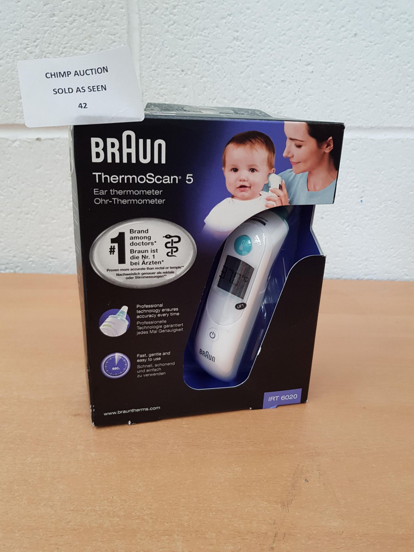 Braun IRT 6020 ThermoScan 5 Ear Thermometer