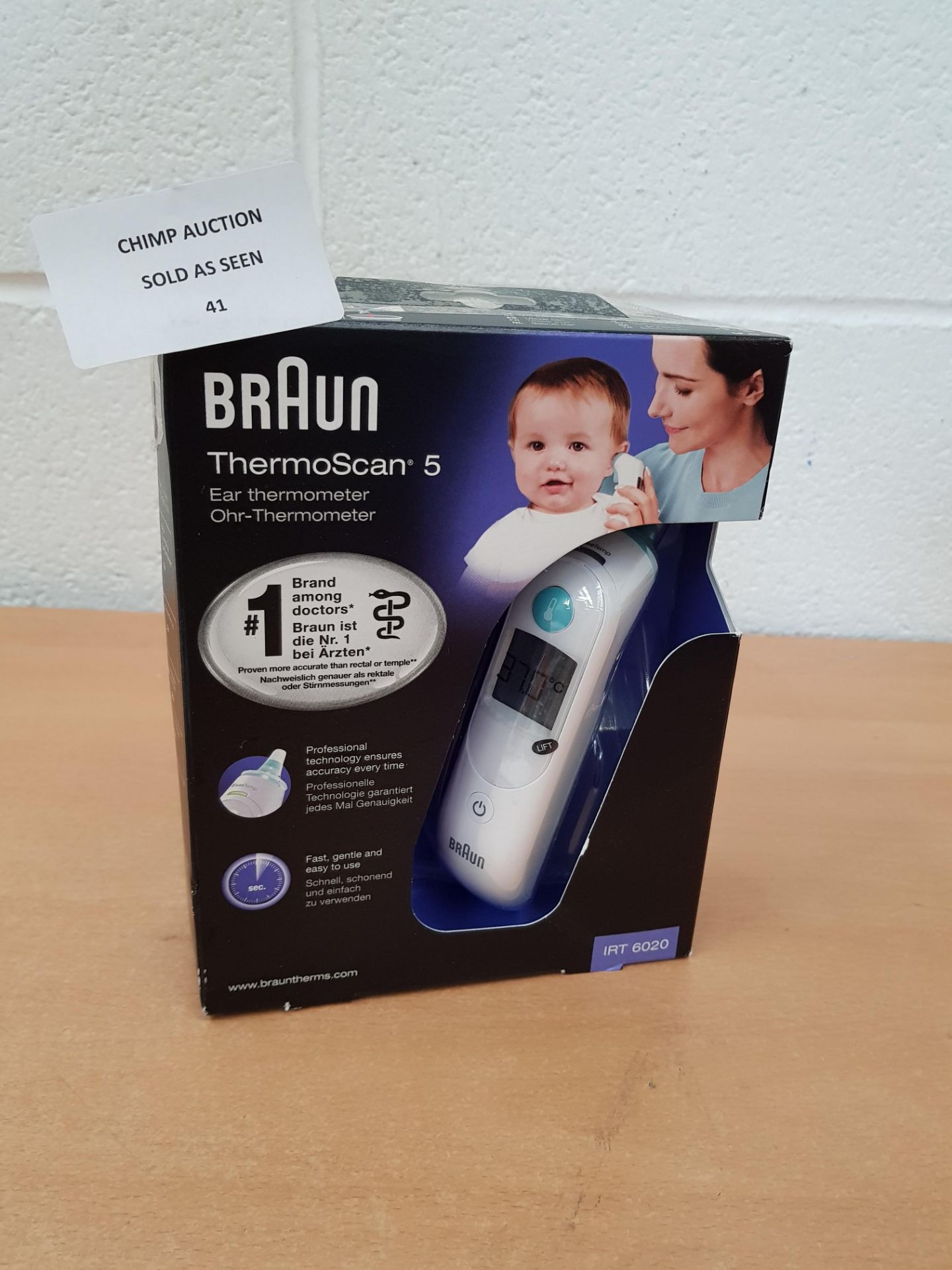 Braun IRT 6020 ThermoScan 5 Ear Thermometer