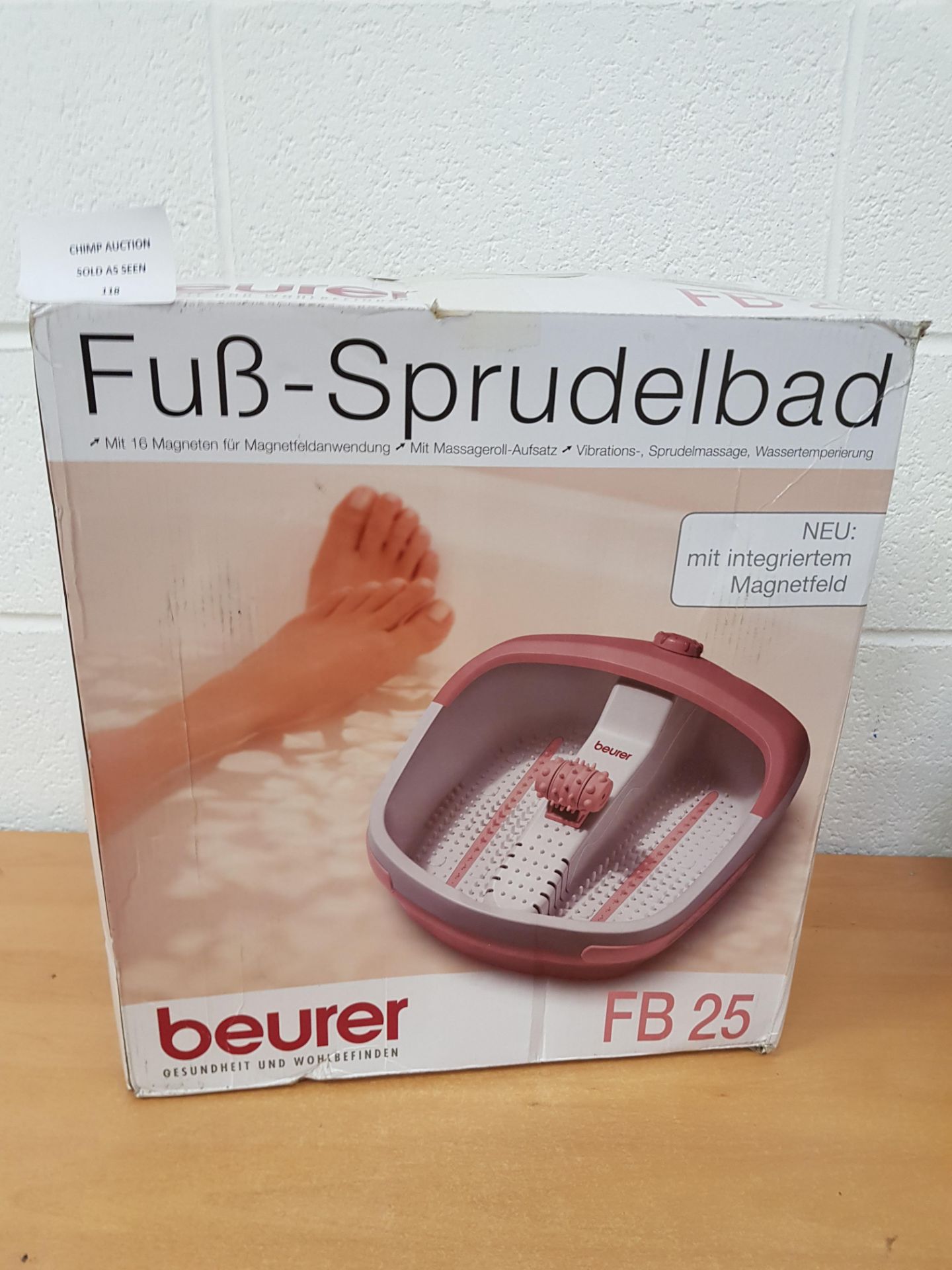 Beurer FB25 Footspa with Magnetic Field Therapy RRP £69.99