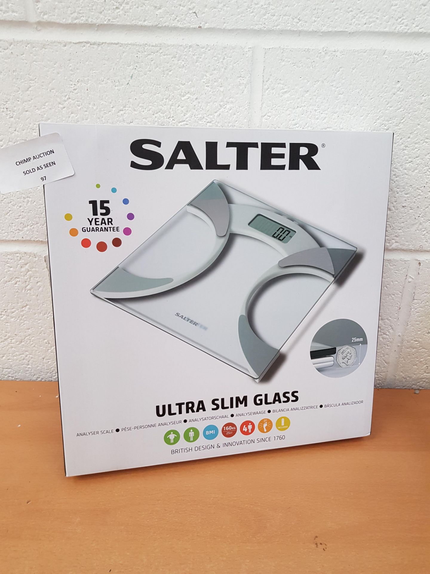 Salter Ultra Slim Glass Scale