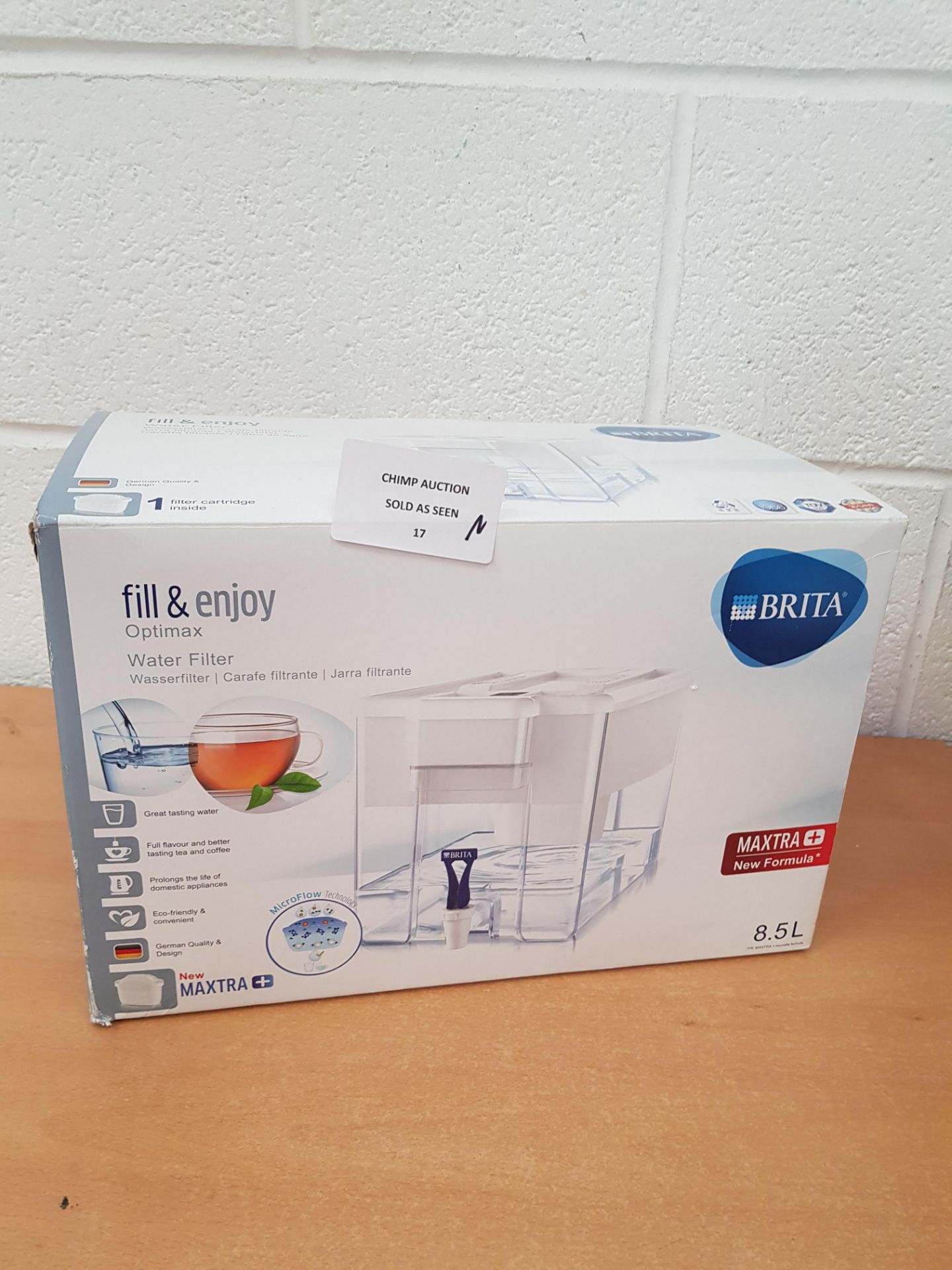 Brand new Brita Optimax 8.5L Water Filter Set