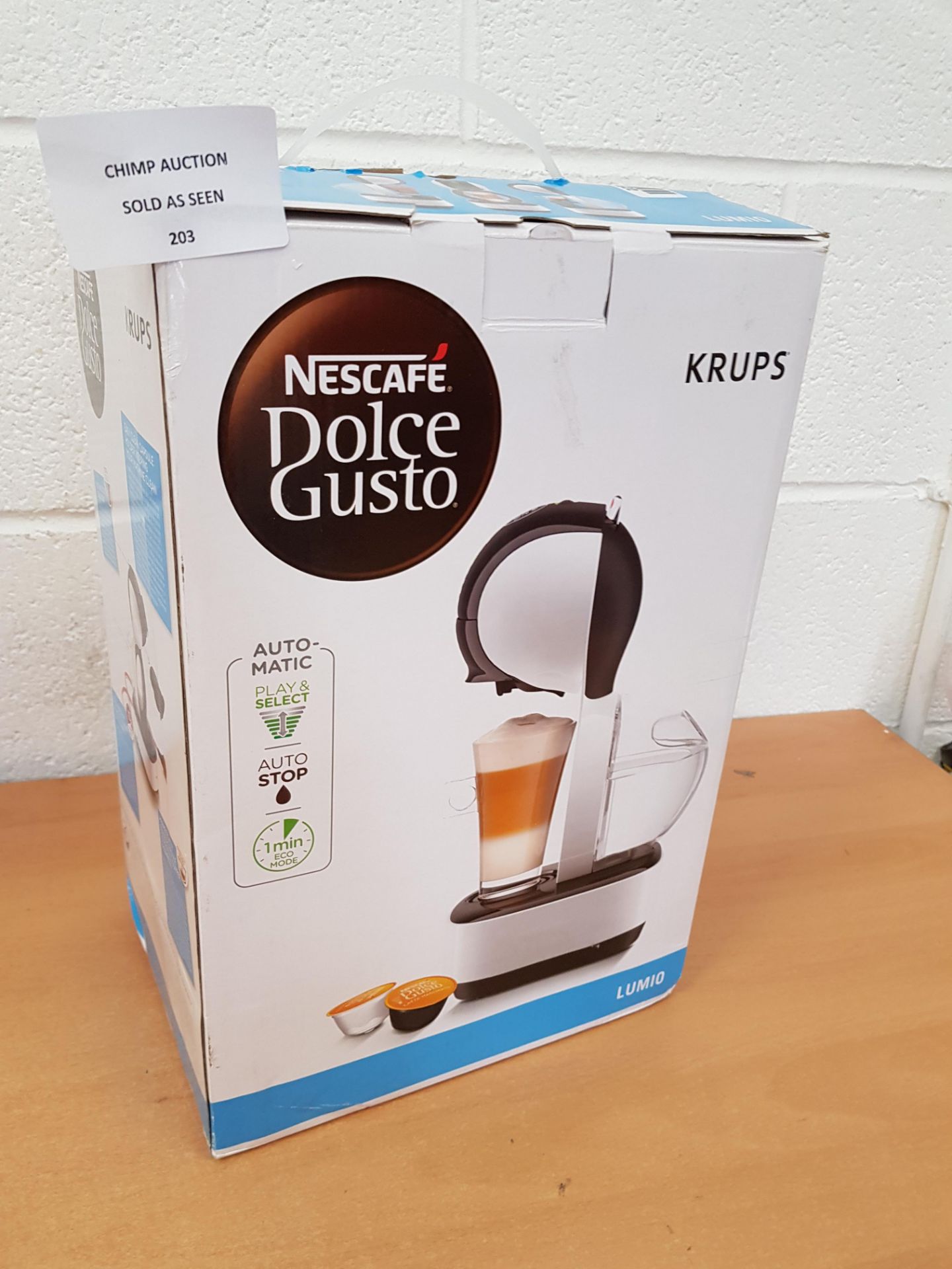 Nescafé Dolce Gusto Krups Lumio Automatic Coffee Machine RRP £119.99