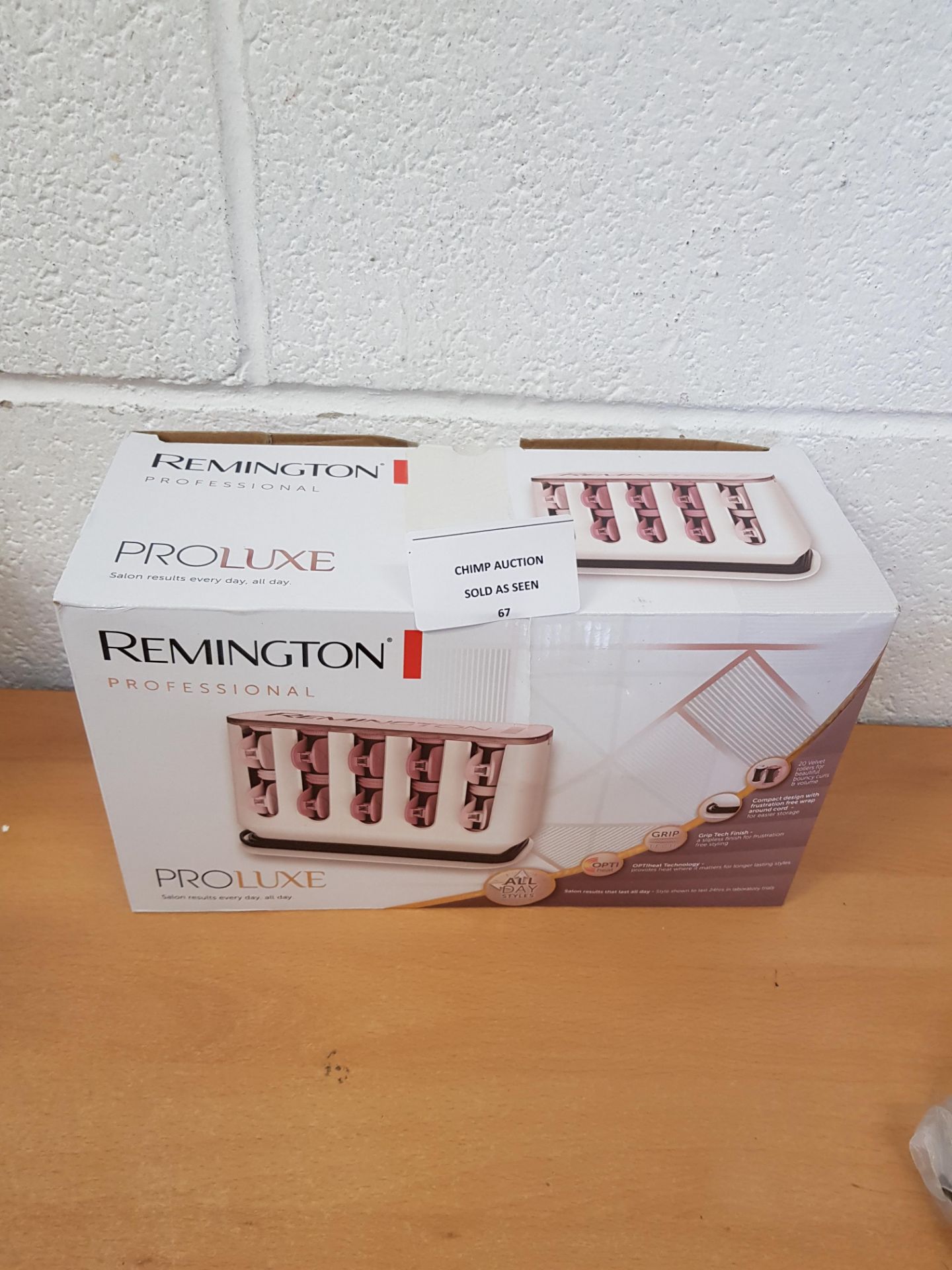 Remington H9100 Proluxe Heated Rollers - Rose Gold