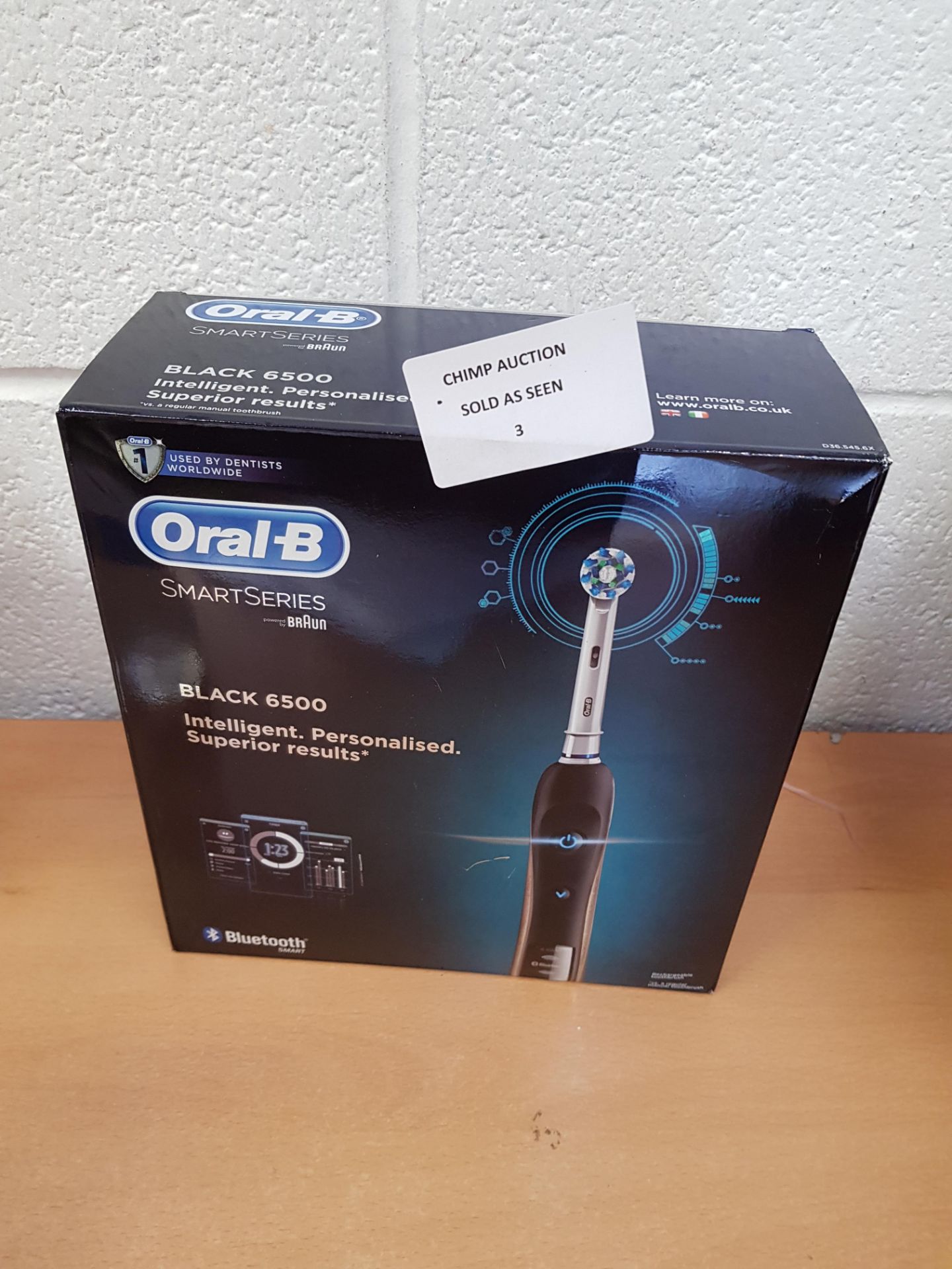 Oral-B Braun SmartSeries 6500 Bluetooth Toothbrush RRP £229.99.