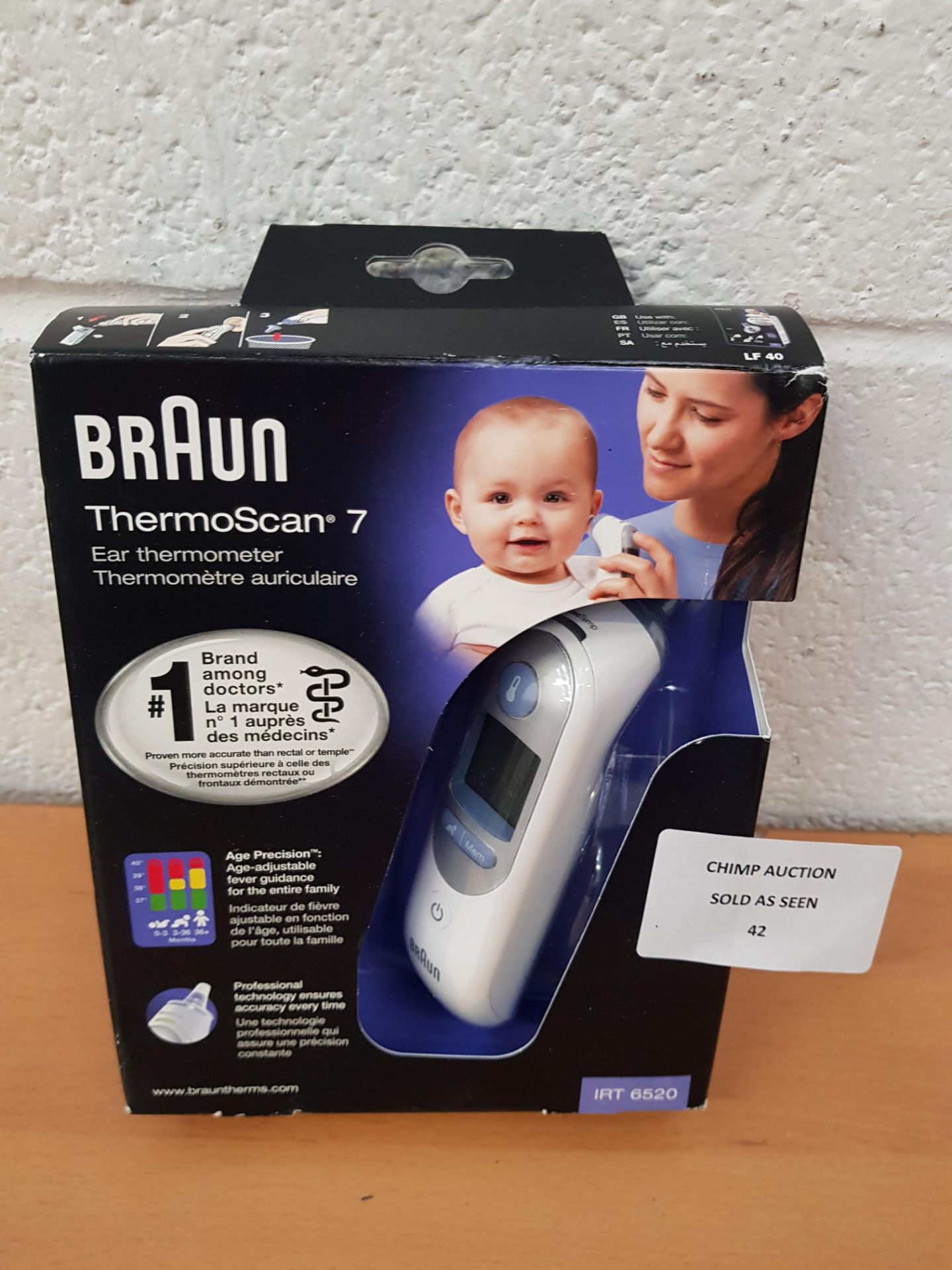 Braun Thermoscan 7 IRT6520 Thermometer RRP £55.