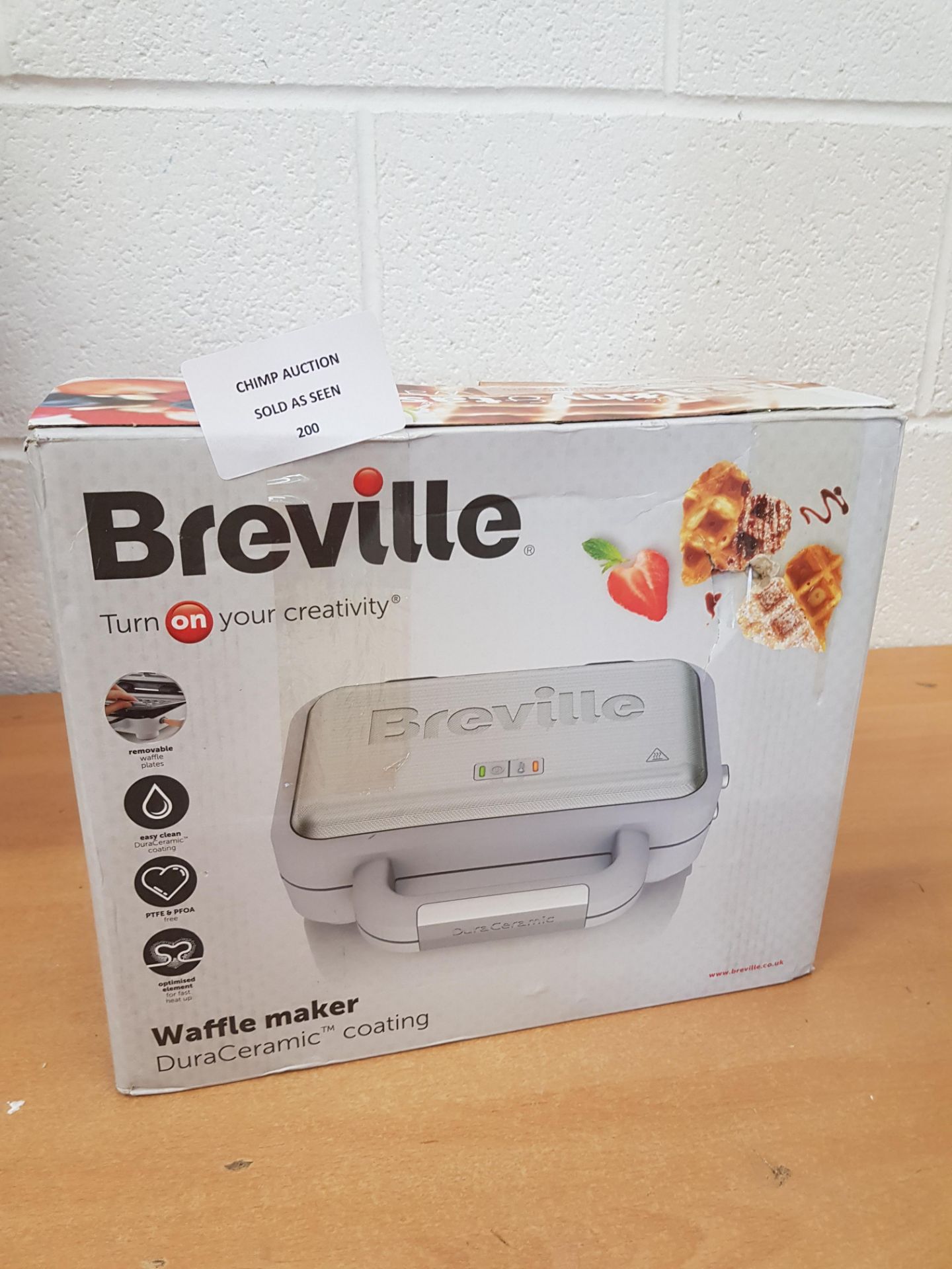 Breville Waffle Maker Dual Ceramic