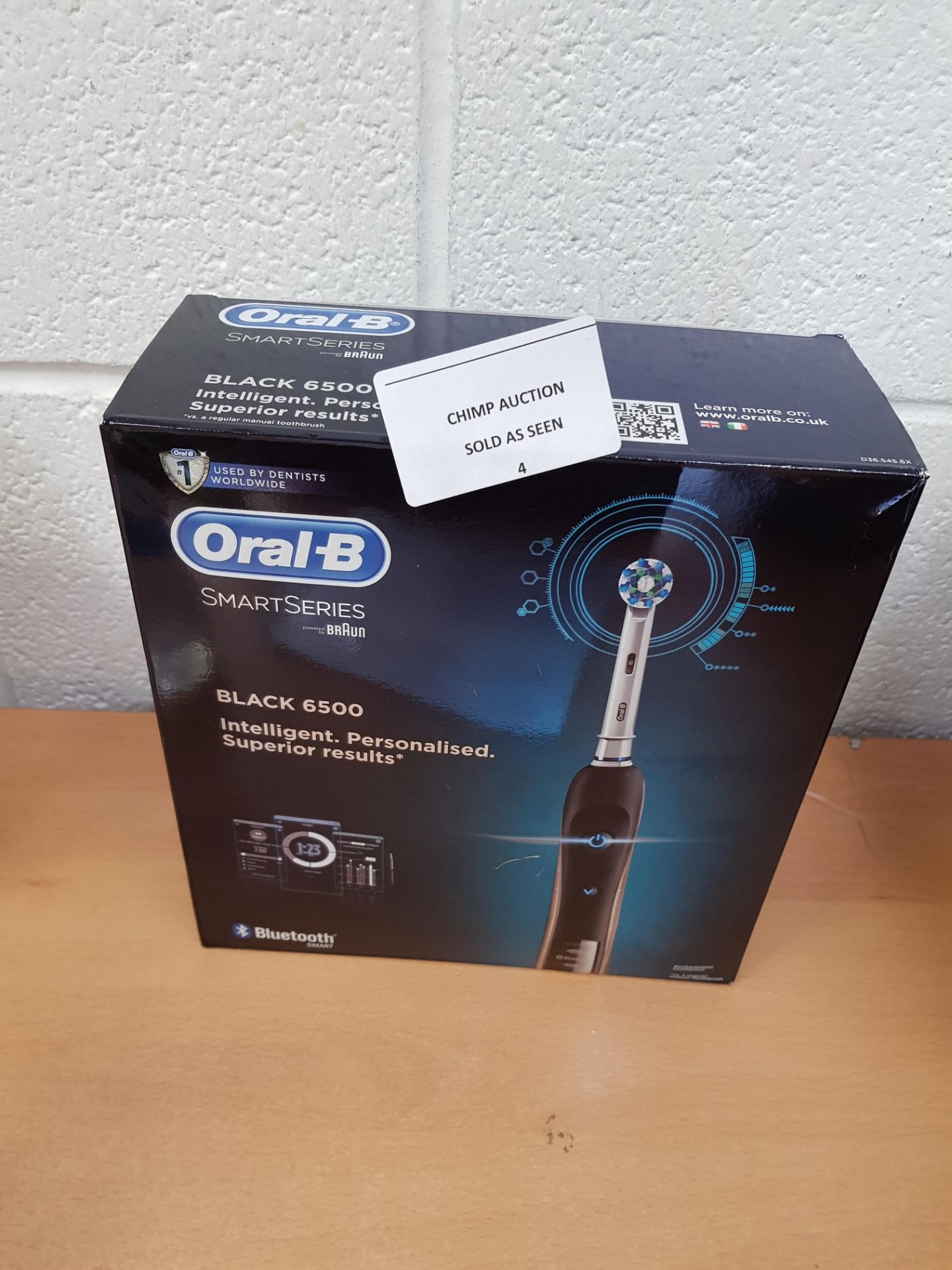 Oral-B Braun SmartSeries 6500 Bluetooth Toothbrush RRP £229.99.