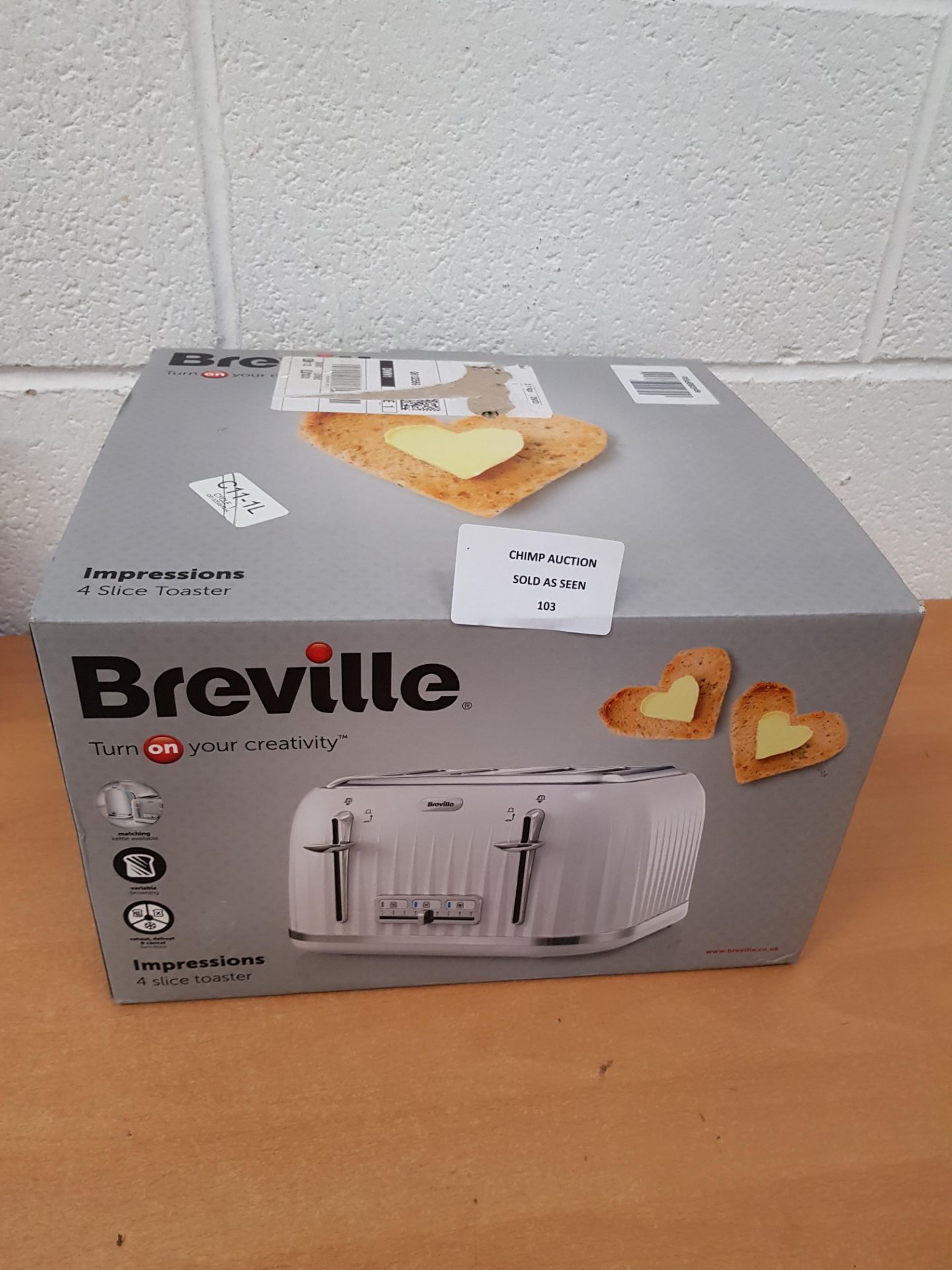 Breville Impressions 4 slice toaster
