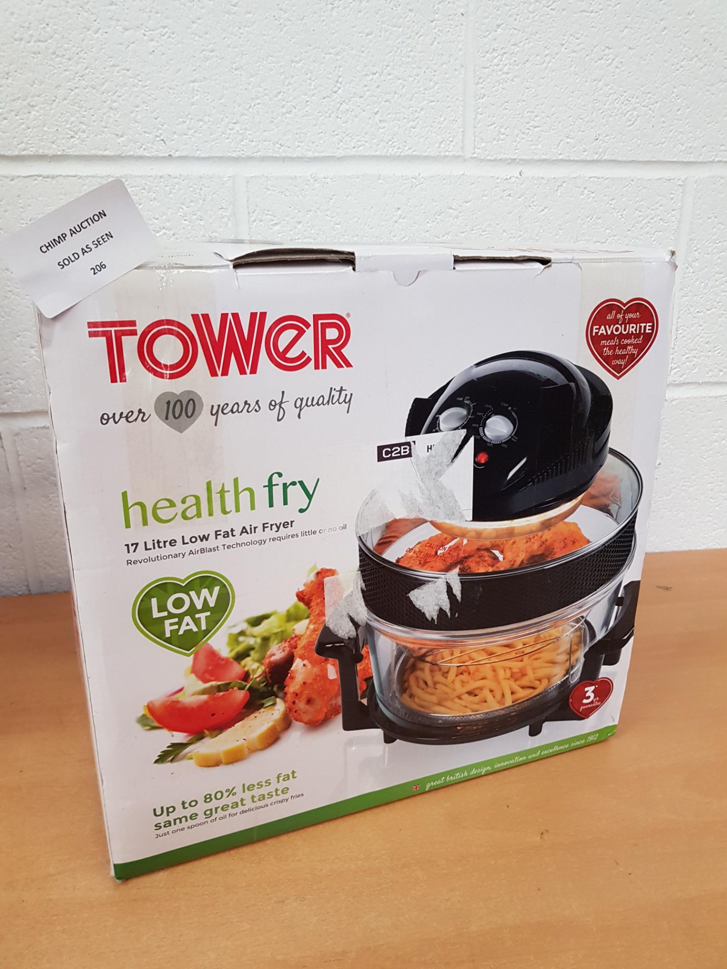 Tower T14001 Halogen Airwave Low Fat Air Fryer RRP £79.99