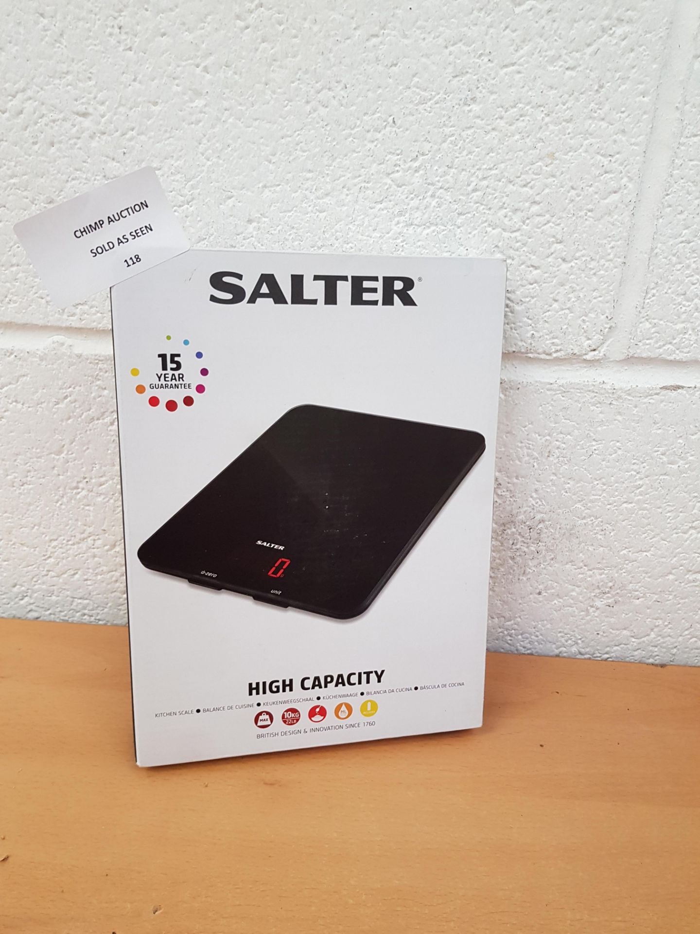 Salter High Capacity Kitchen Scale