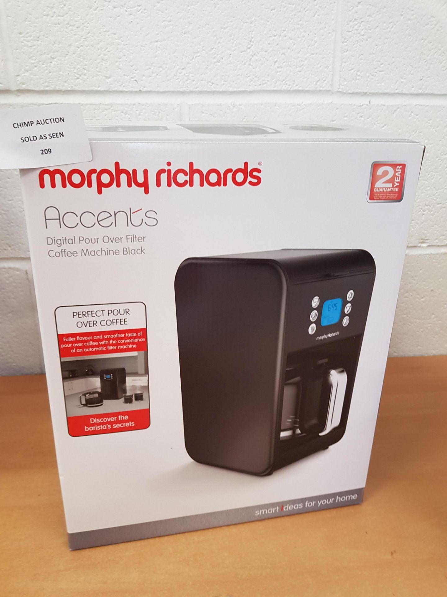 Morphy Richards accents Digital Pour Coffee Machine