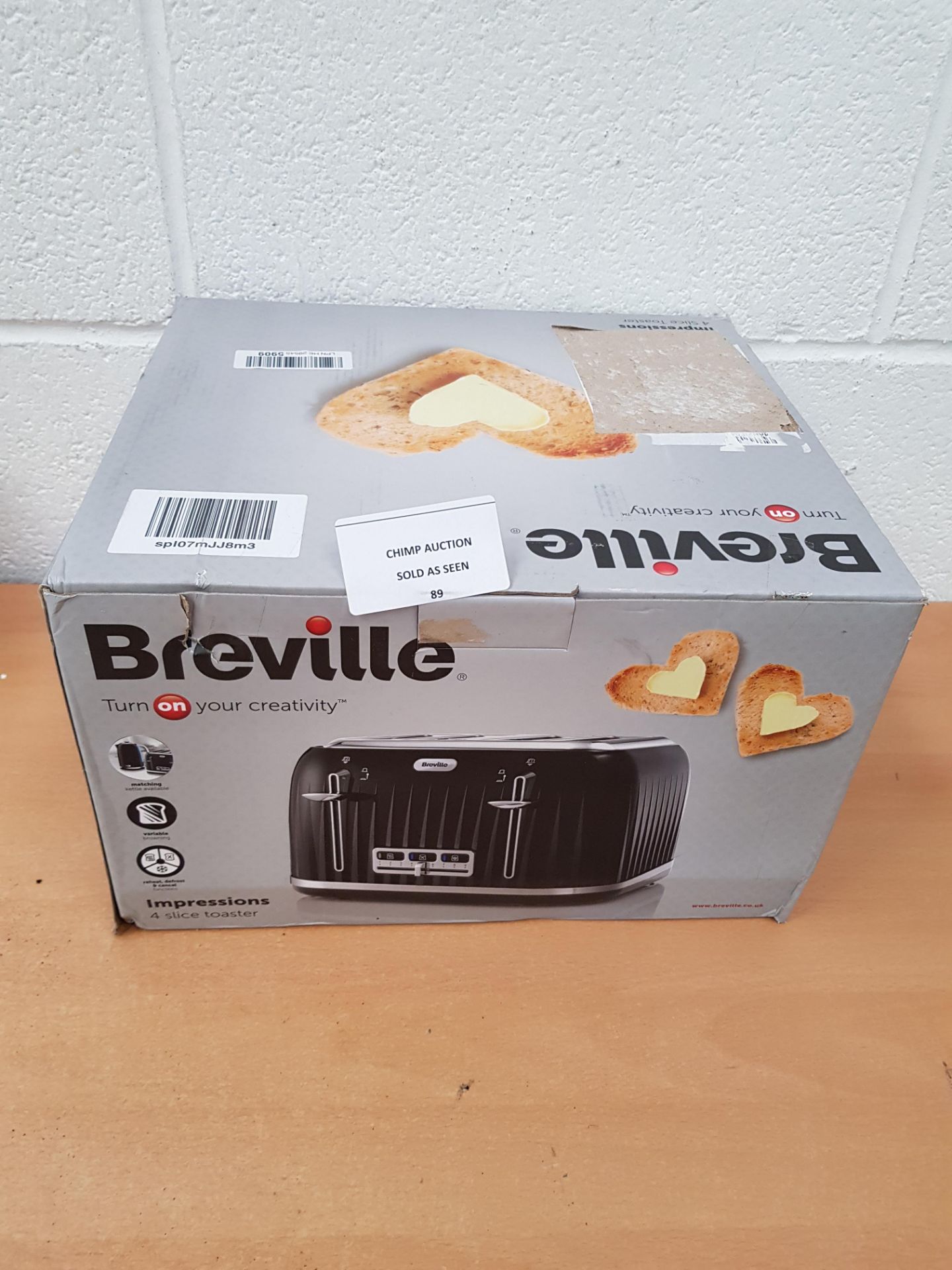 Breville Impressions 4 slice toaster