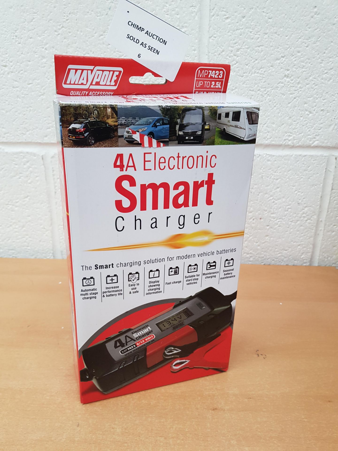 Maypole 7423A Smart Battery Charger Auto RRP £45