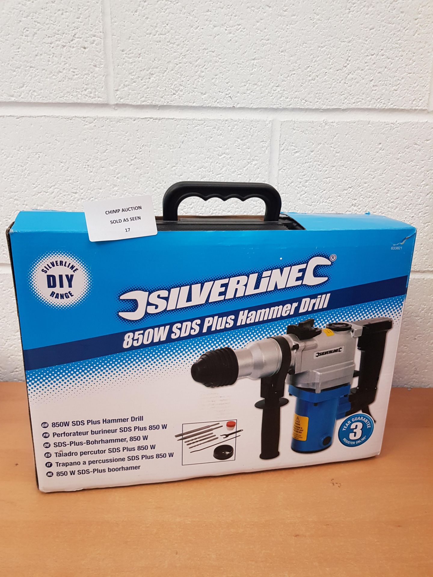 Silverline 633821 - 850W DIY SDS Plus Hammer Drill