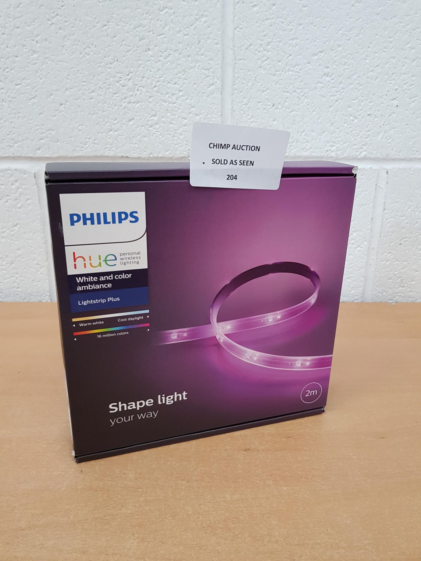 Philips Hue LightStrip Plus 2 m Colour Changing LED Smart Kit RRP £69.99.