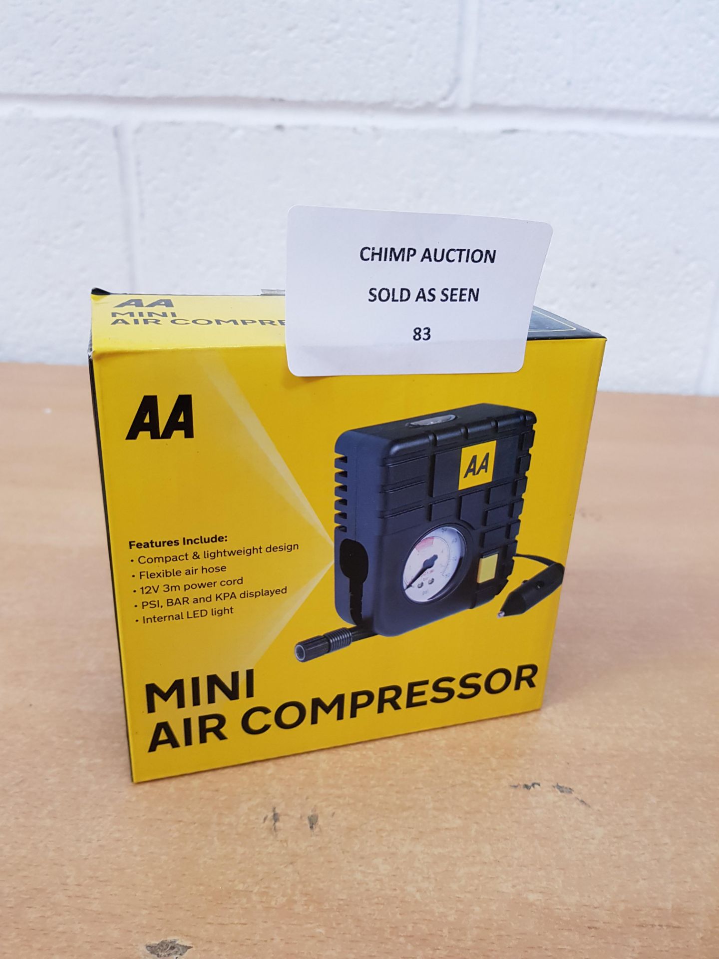 AA Mini Compact Car Air Compressor