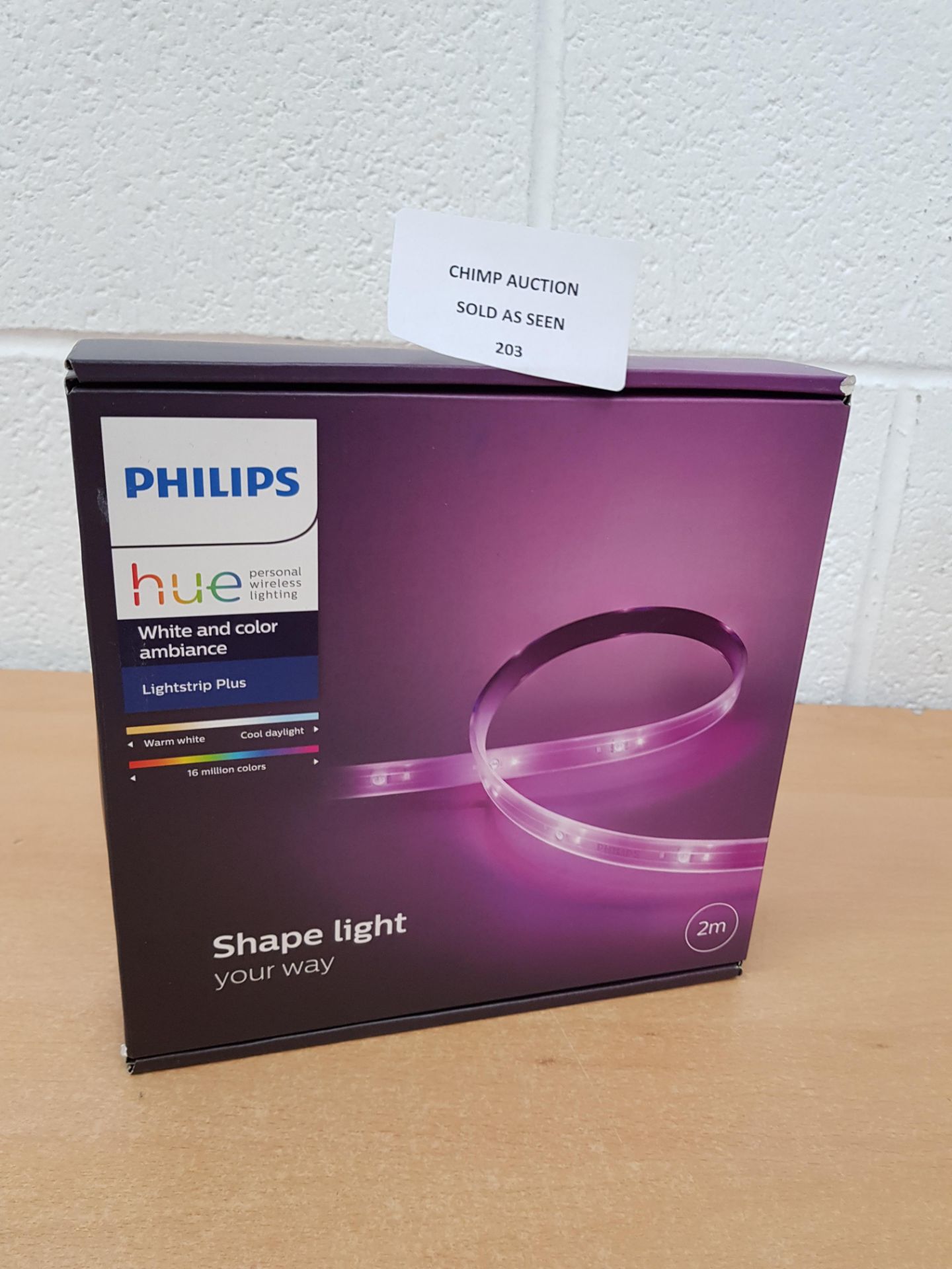 Philips Hue LightStrip Plus 2 m Colour Changing LED Smart Kit RRP £69.99.