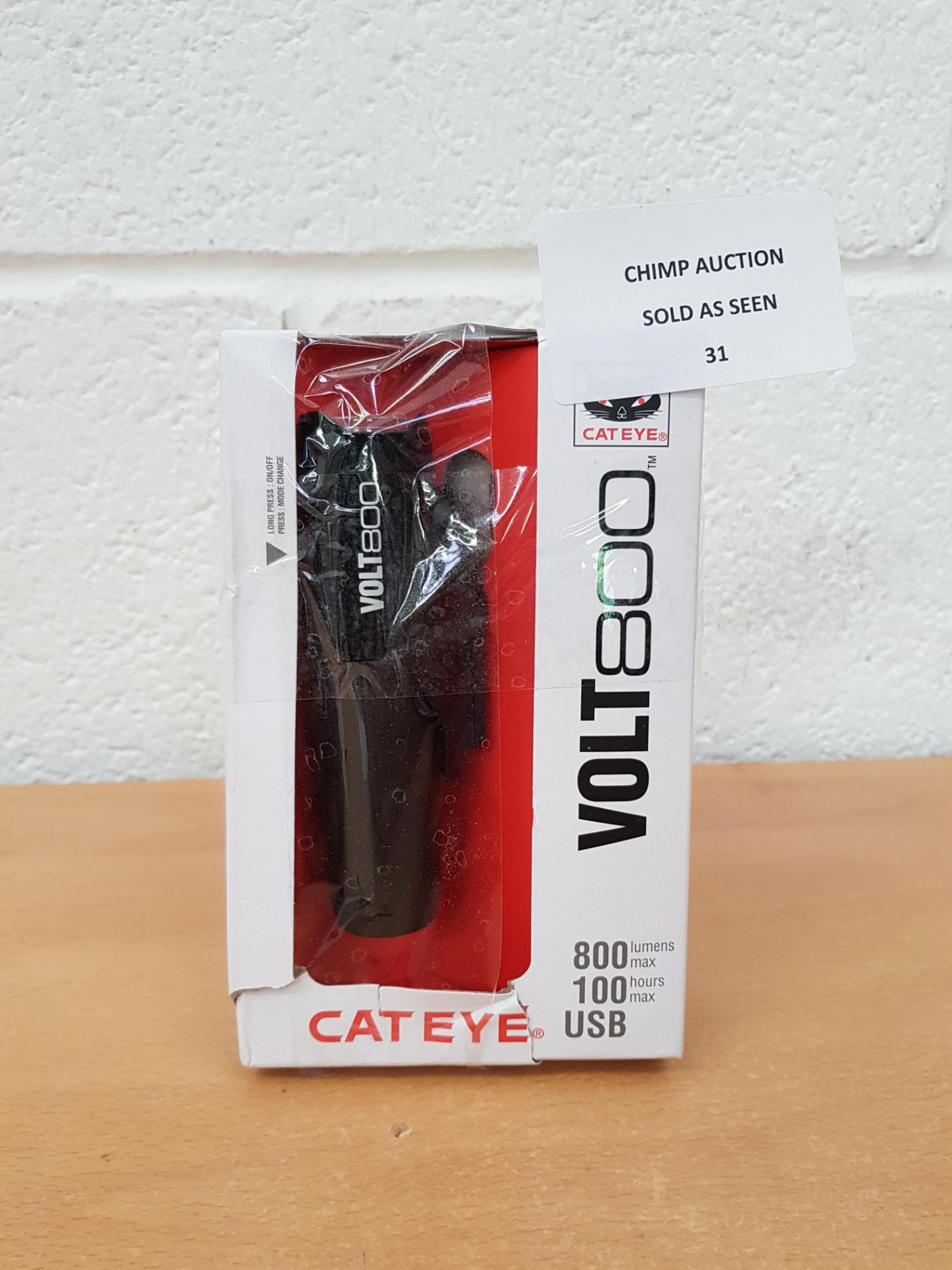 CatEye Volt 800 HL-EL471RC Front Cycling Light RRP £65