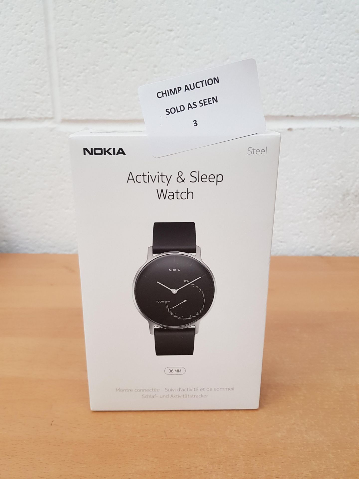 Nokia Steel - Activity & Sleep Watch RRP £159.99.