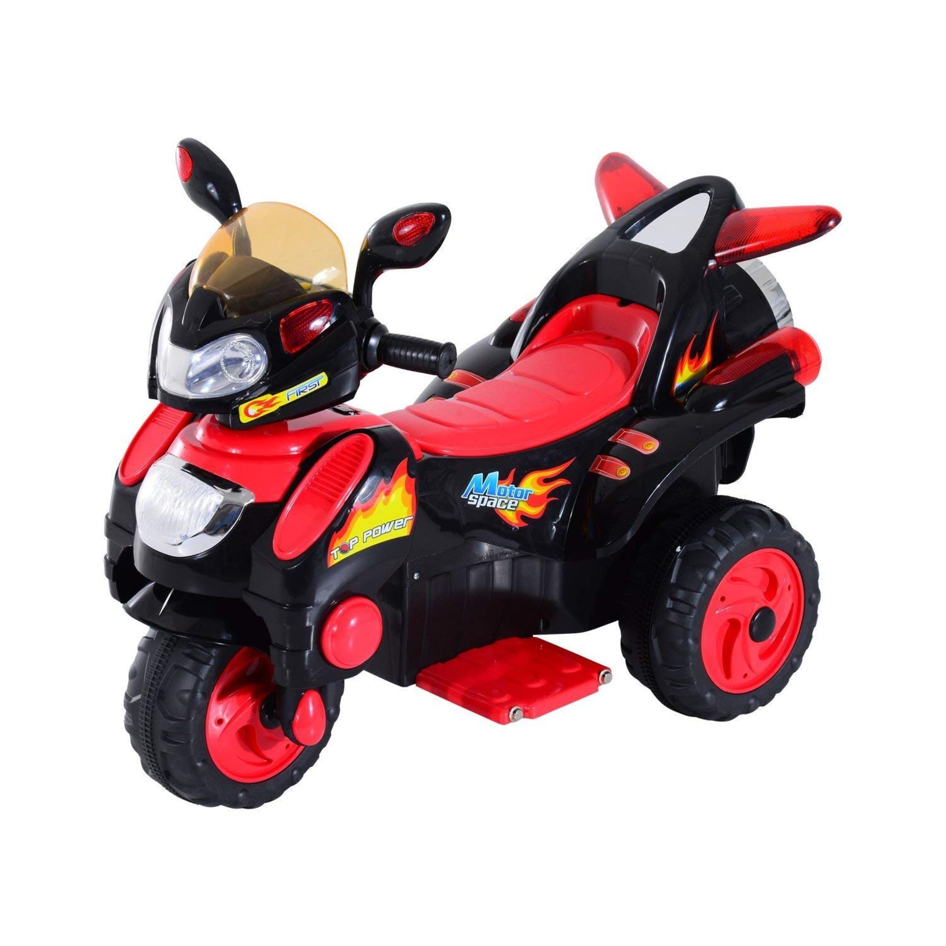 HOMCOM Children Ride On 6V Motorcycle Electric Scooter