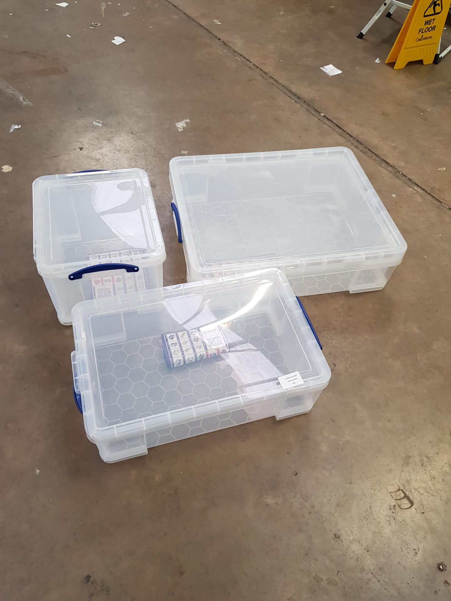 3x Mixed Storage Boxes