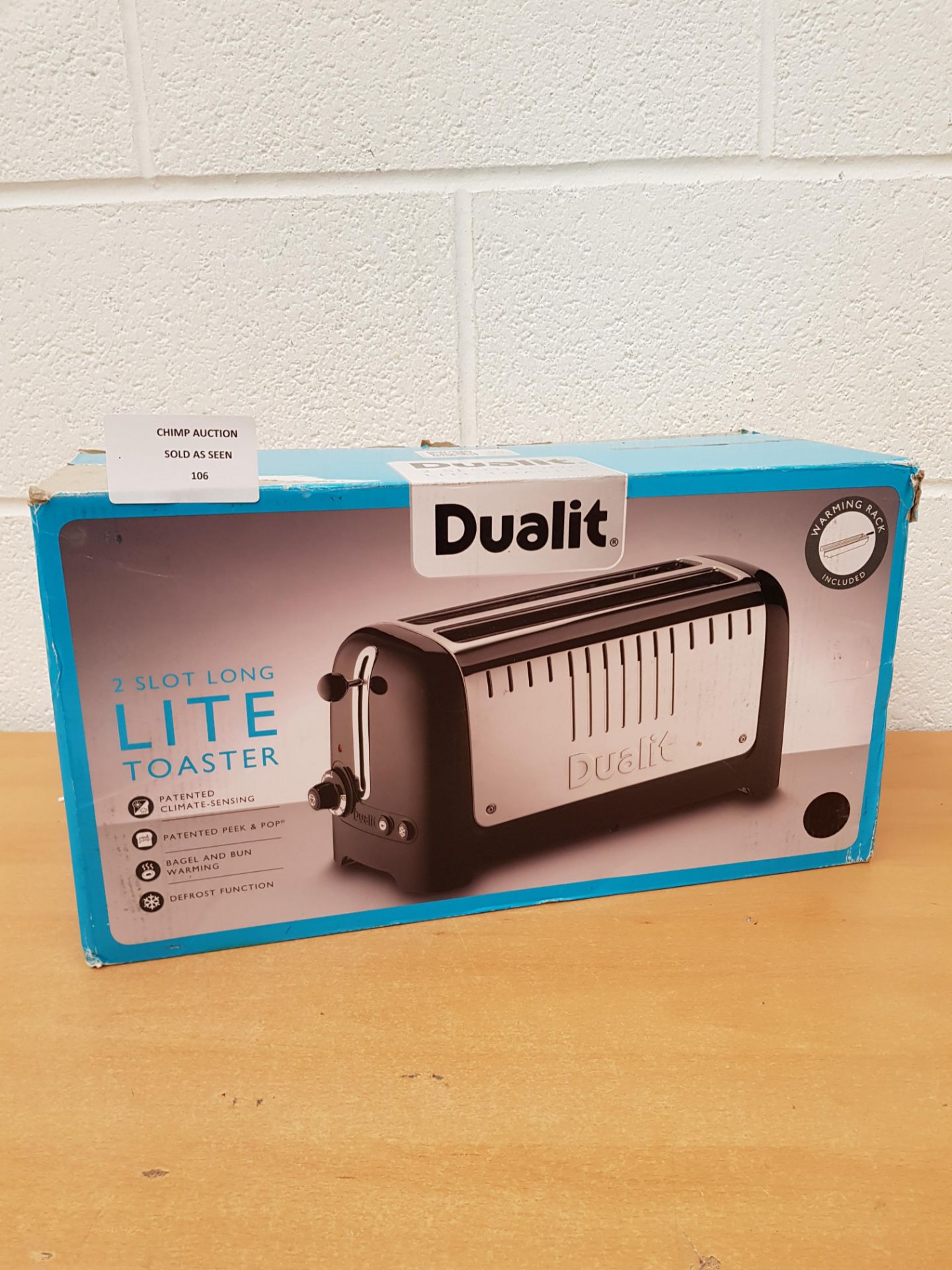 Dualit dlt4pa 2 Slot Long Lite Toaster