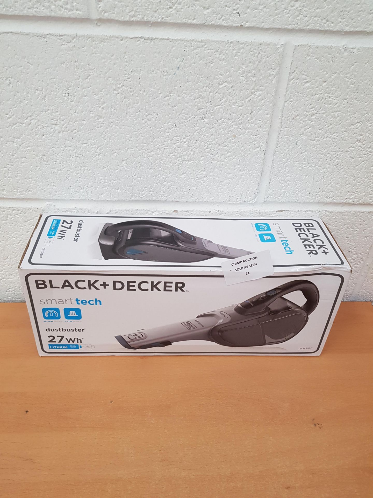 Black + Decker Smart Tech Cordless Dust Buster
