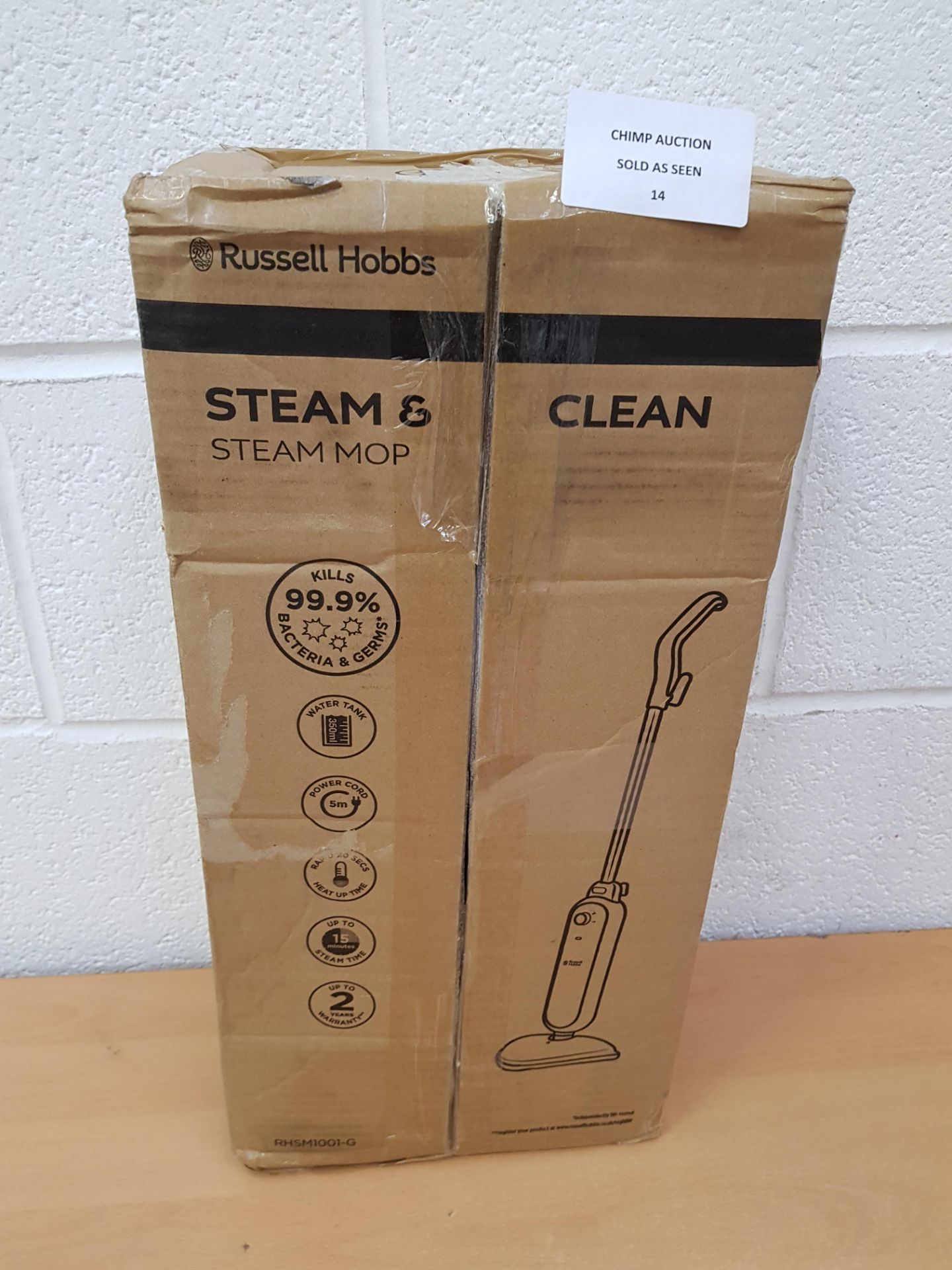 Russell Hobbs RHSM1001-G Steam and Clean Steam Mop