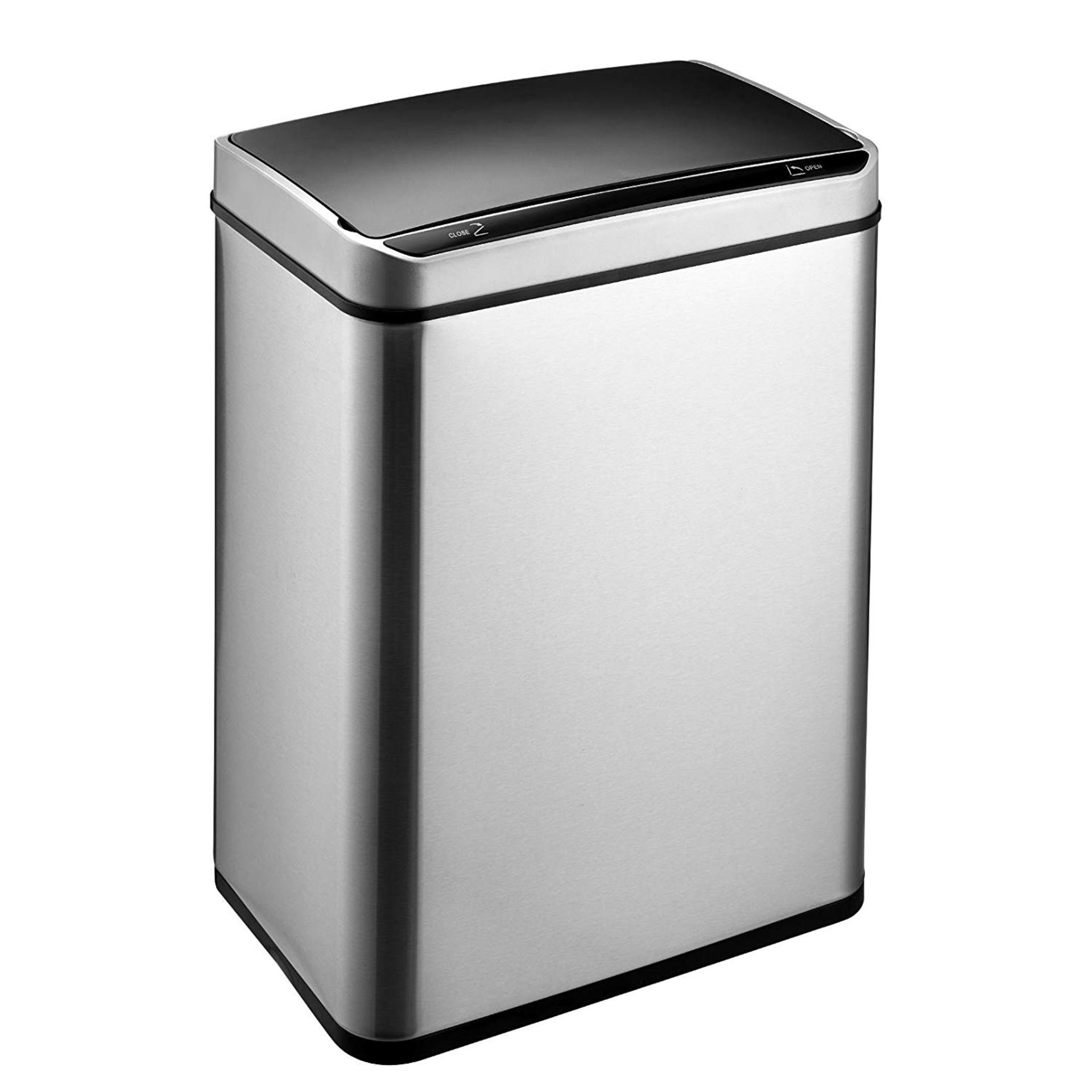 Dihl 50L Stainless Steel Dual Twin 2 Compartment Bin